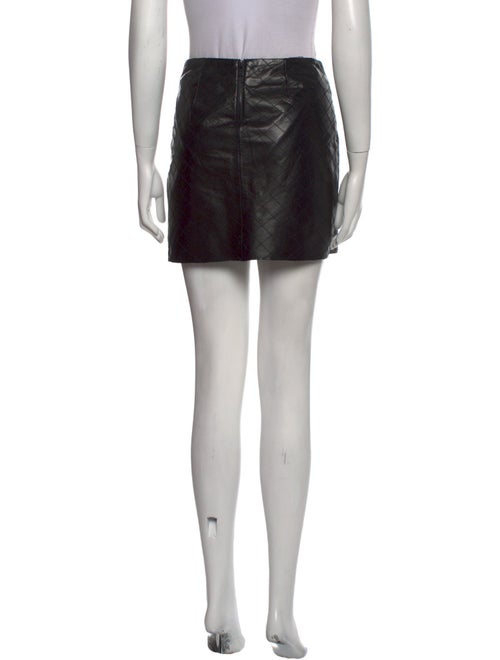 Alice + Olivia Leather Mini Skirt