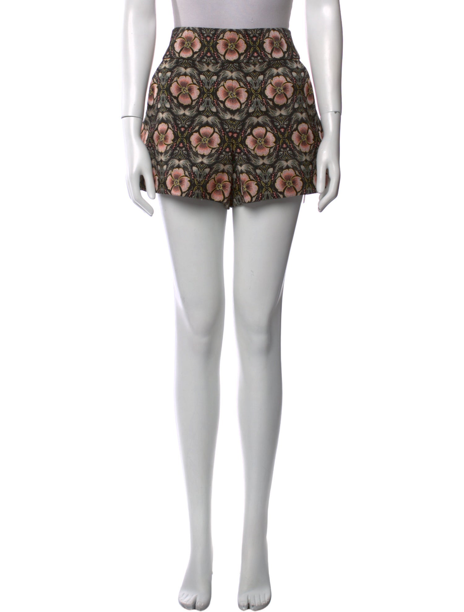 Alice + Olivia Floral Print Mini Shorts w/ Tags