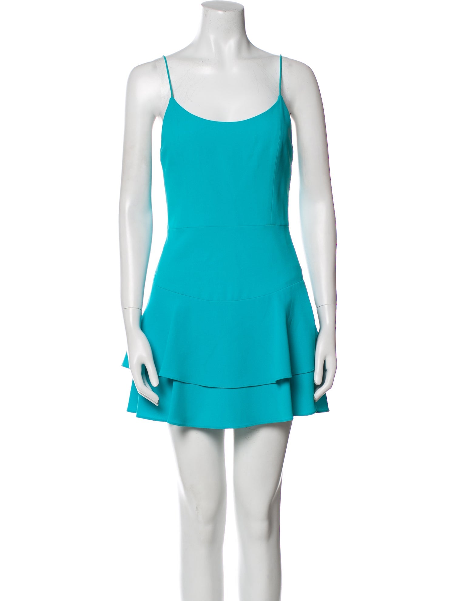 Alice + Olivia Scoop Neck Mini Dress