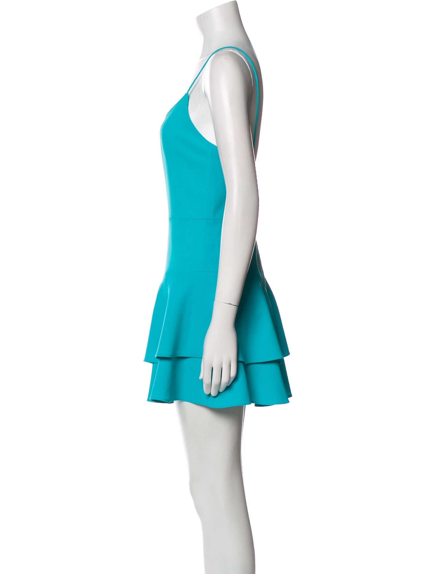 Alice + Olivia Scoop Neck Mini Dress