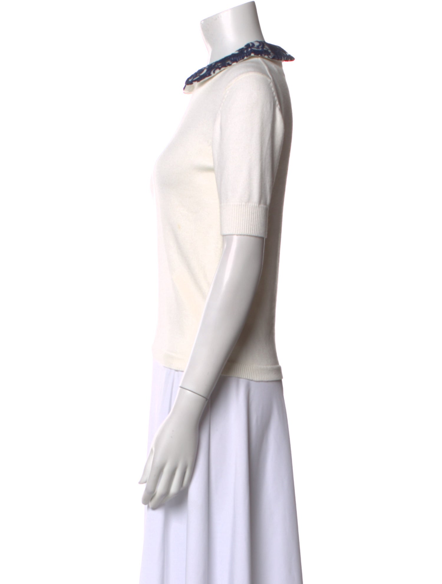 Alice + Olivia Crew Neck Short Sleeve Sweatshirt