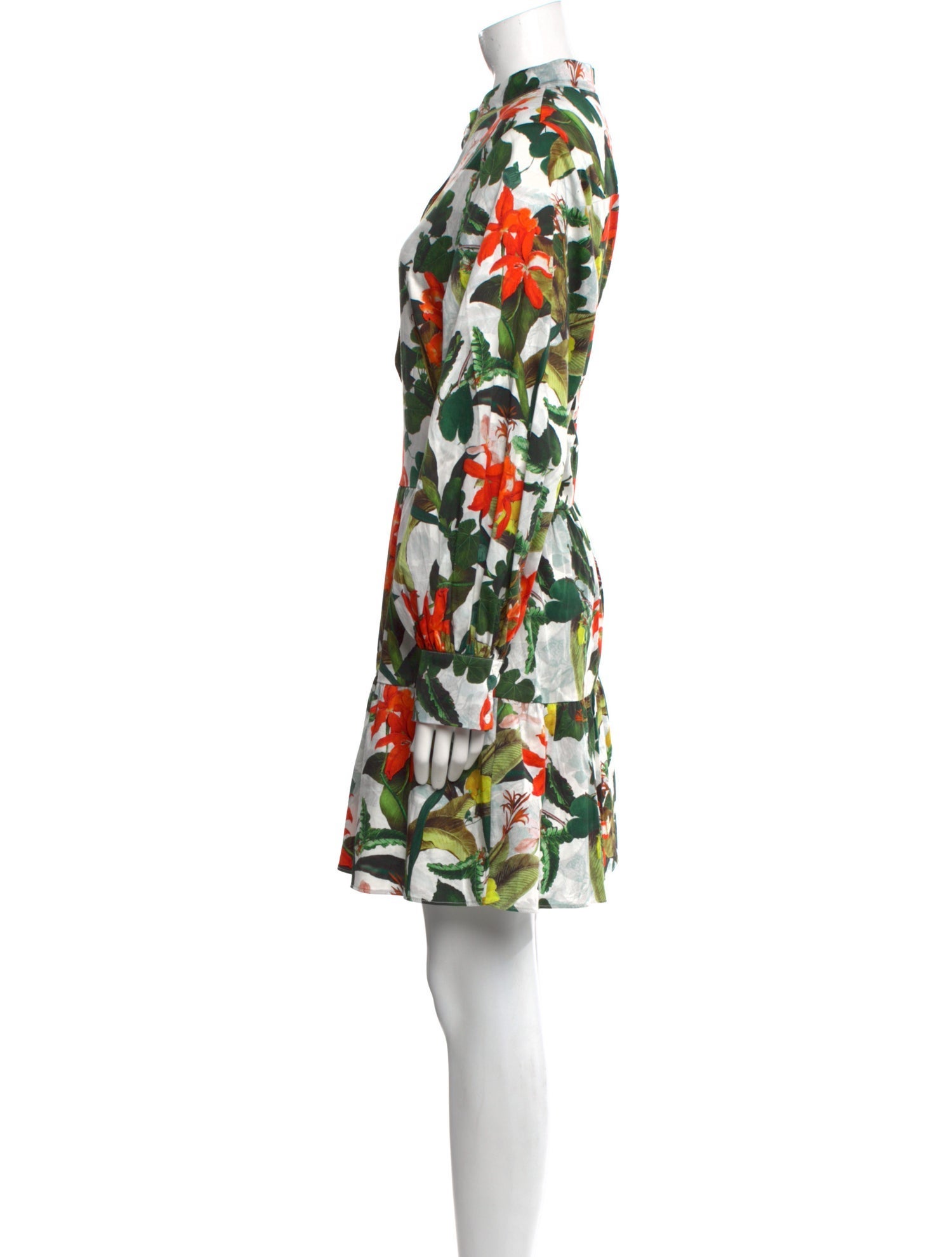 Alice + Olivia Floral Print Knee-Length Dress w/ Tags