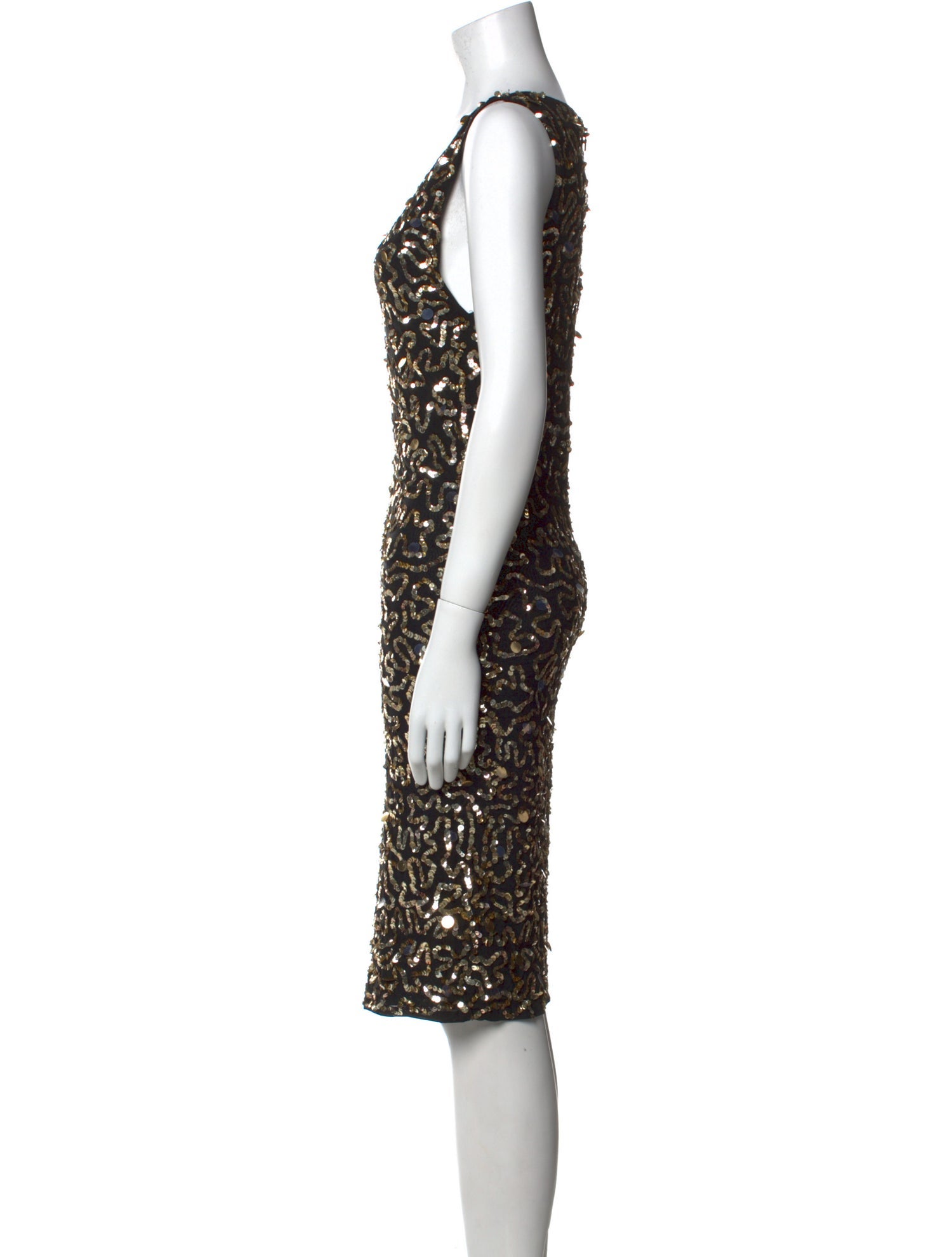 Alice + Olivia Sequin Knee-Length Dress