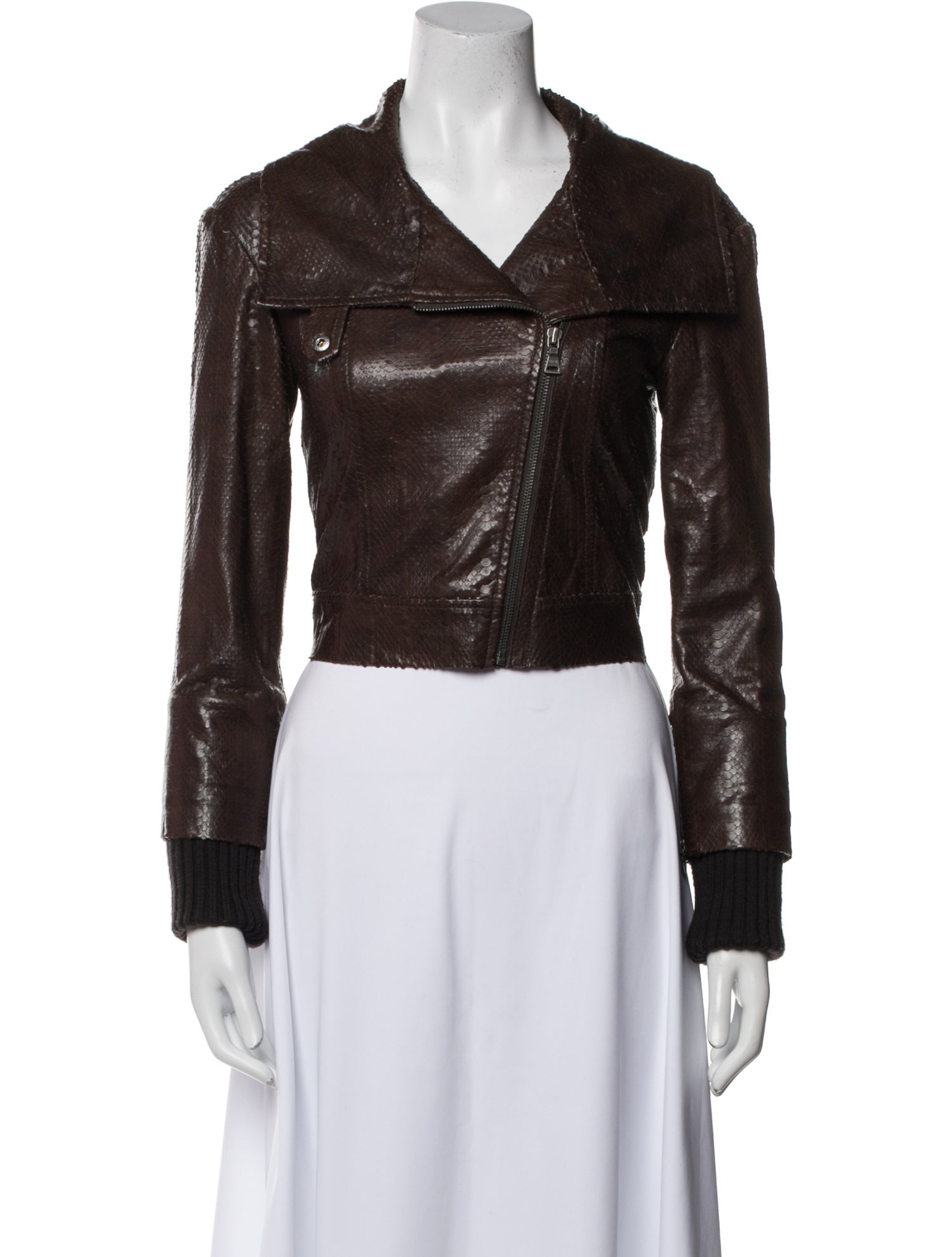 Alice + Olivia Leather Biker Jacket