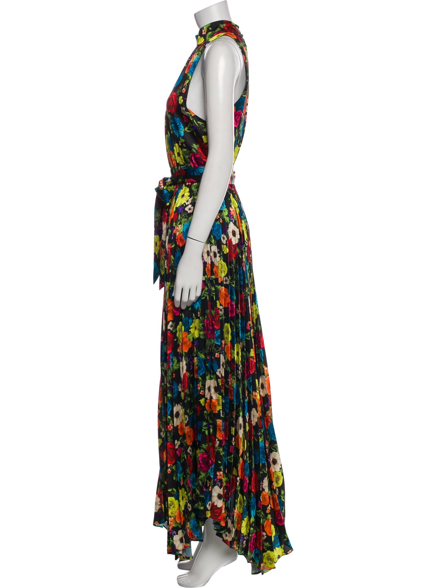 Alice + Olivia Floral Print Long Dress