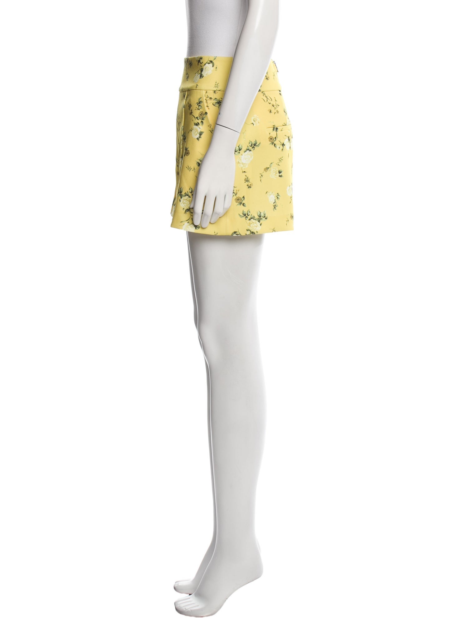 Alice + Olivia Floral Print Mini Shorts