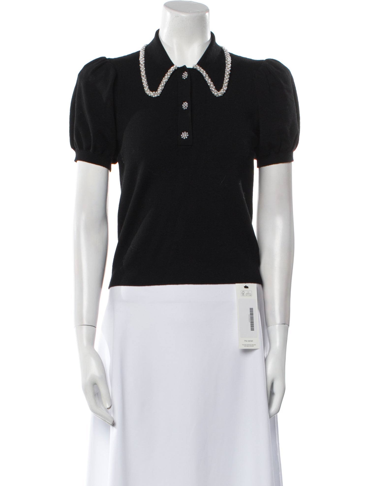 Alice + Olivia Wool Short Sleeve Polo w/ Tags