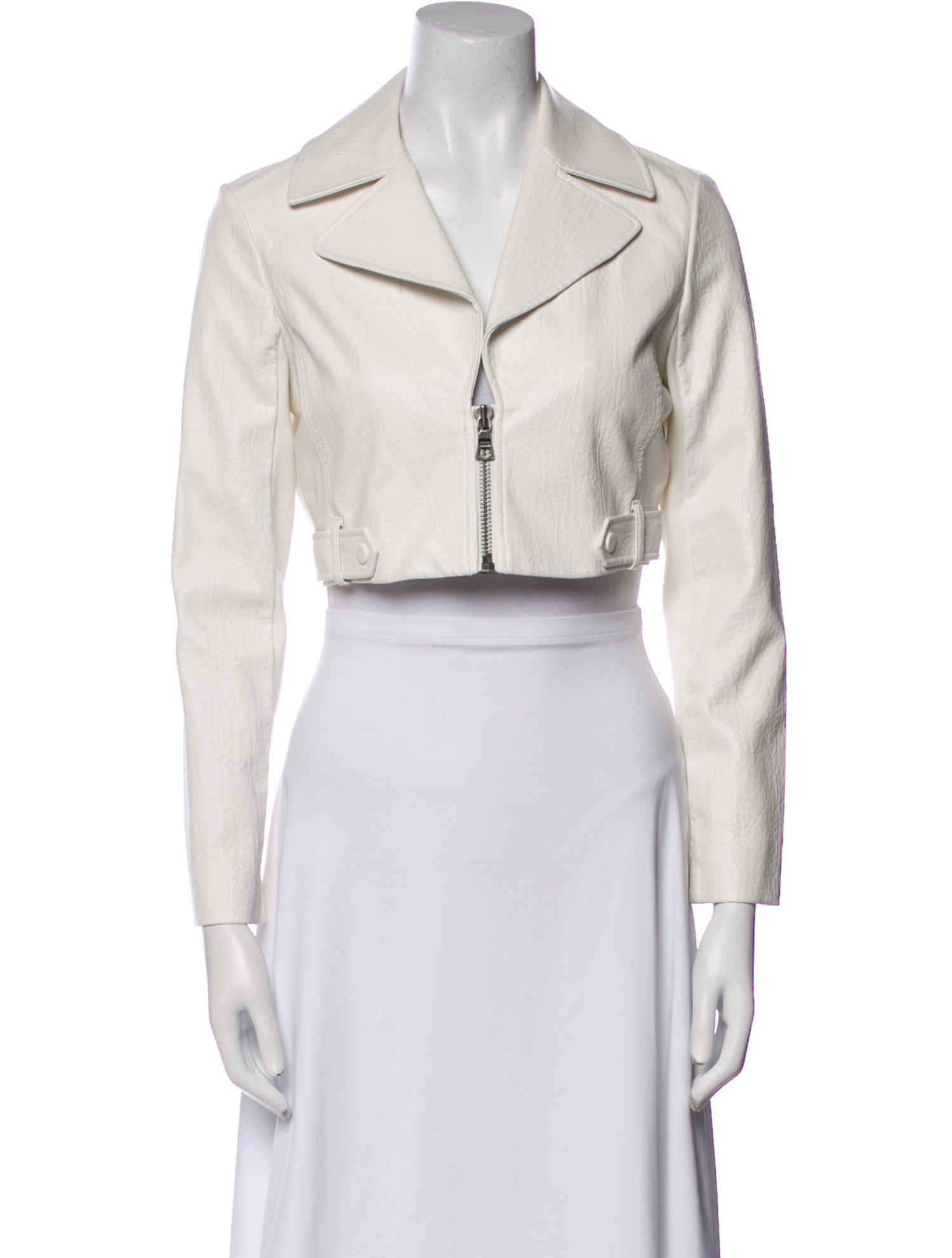 Alice + Olivia Faux Leather Bolero