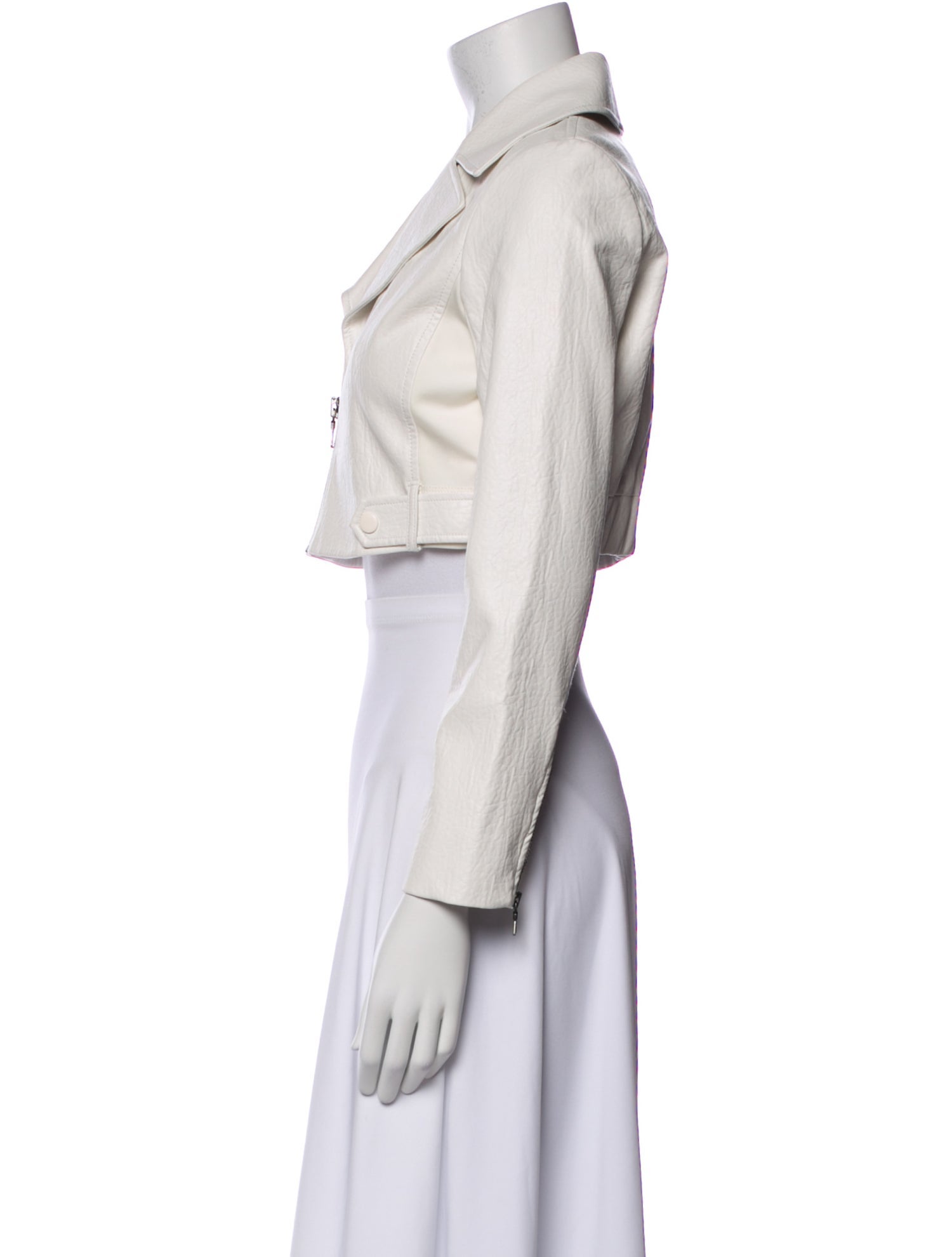 Alice + Olivia Faux Leather Bolero