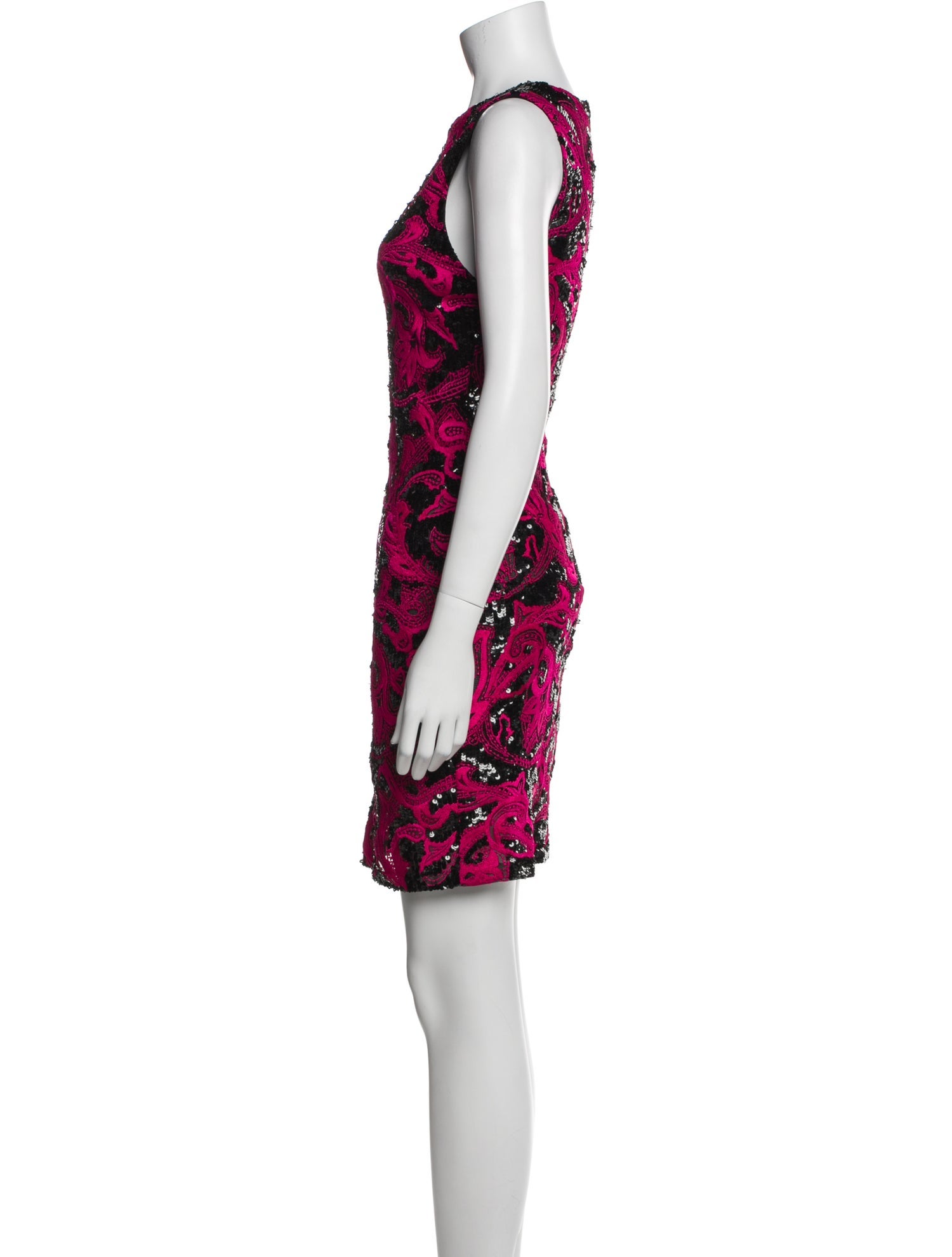 Alice + Olivia Floral Print Mini Dress