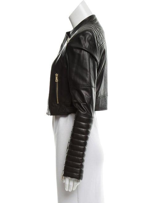 Alice Olivia Gamma Leather Biker Jacket