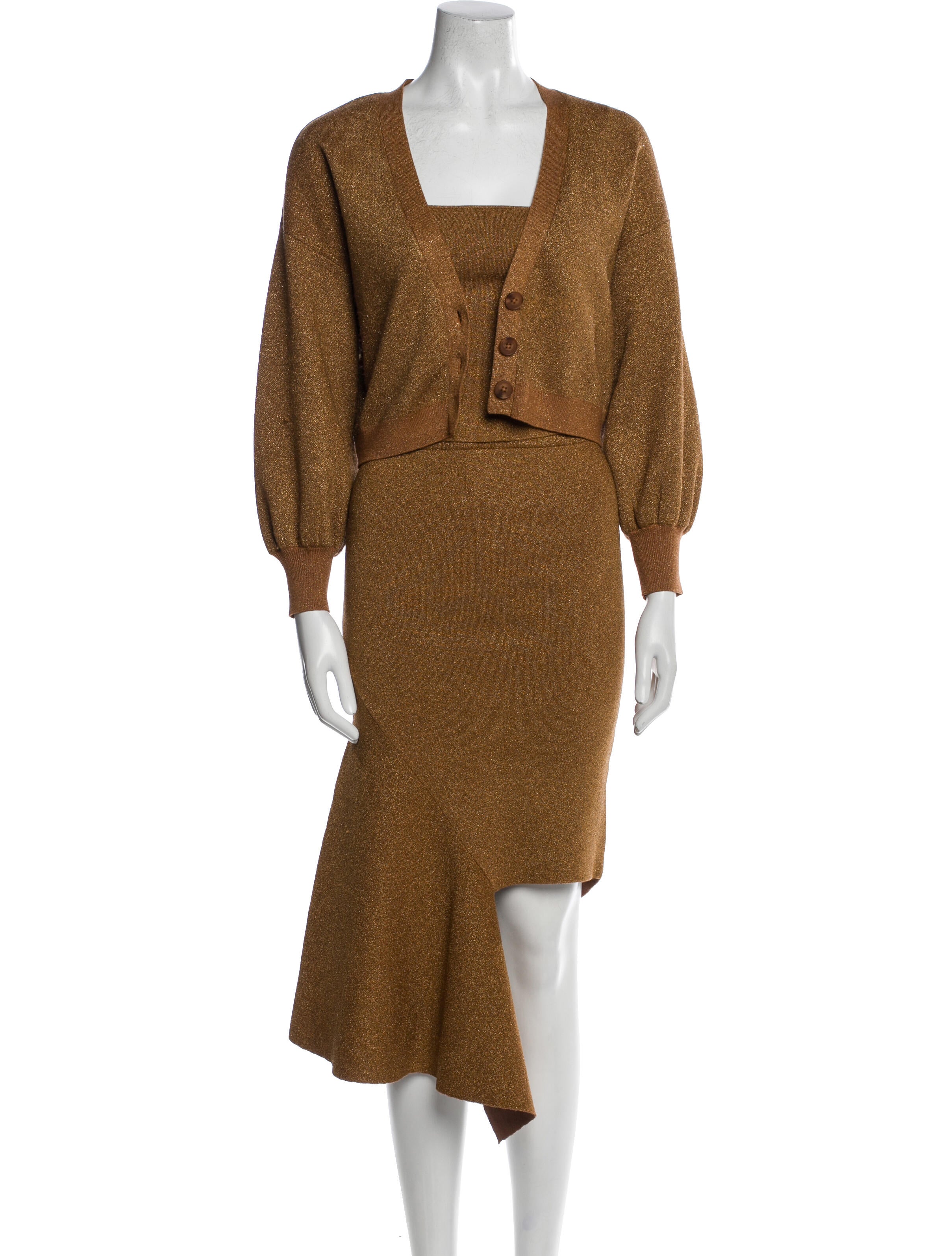 Alice + Olivia Glitter Accents Skirt Set