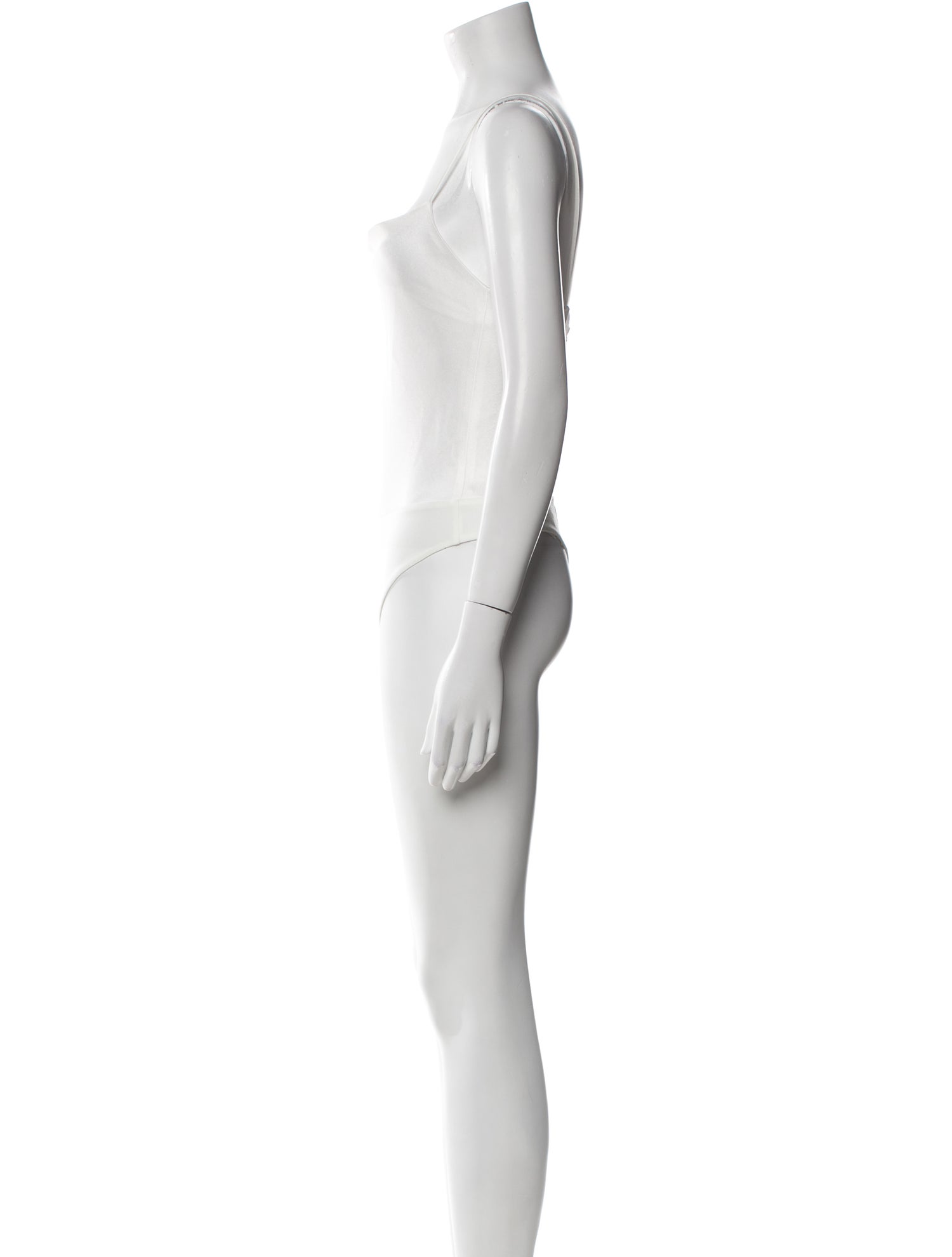 Alice + Olivia Lace Trim Embellishment One-Piece