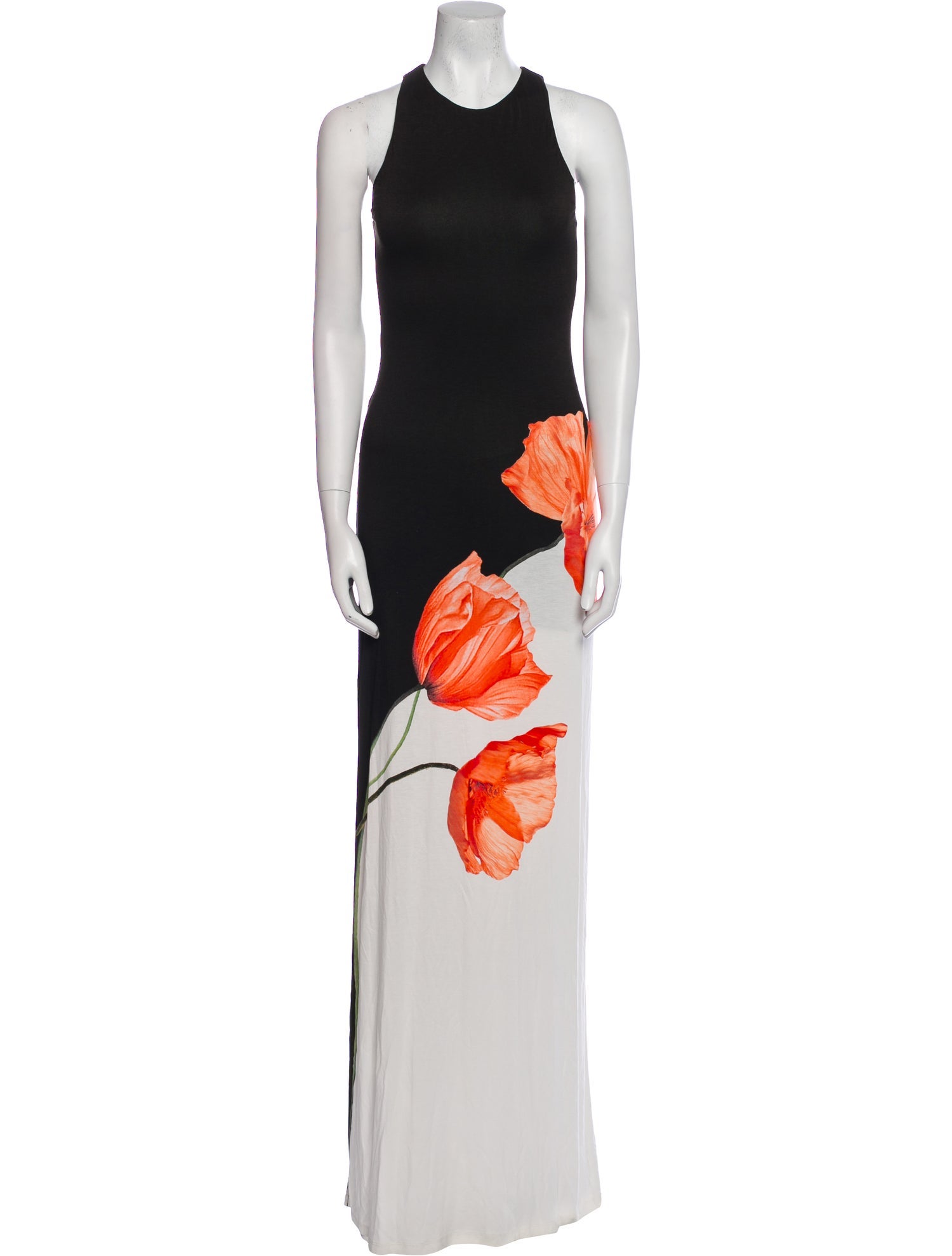 Alice + Olivia Printed Long Dress