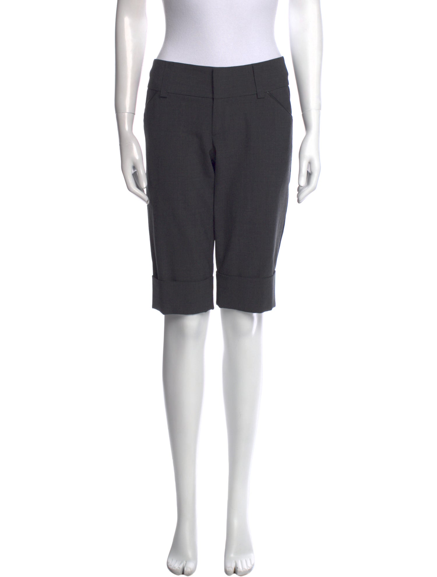 Alice + Olivia Virgin Wool Knee-Length Shorts