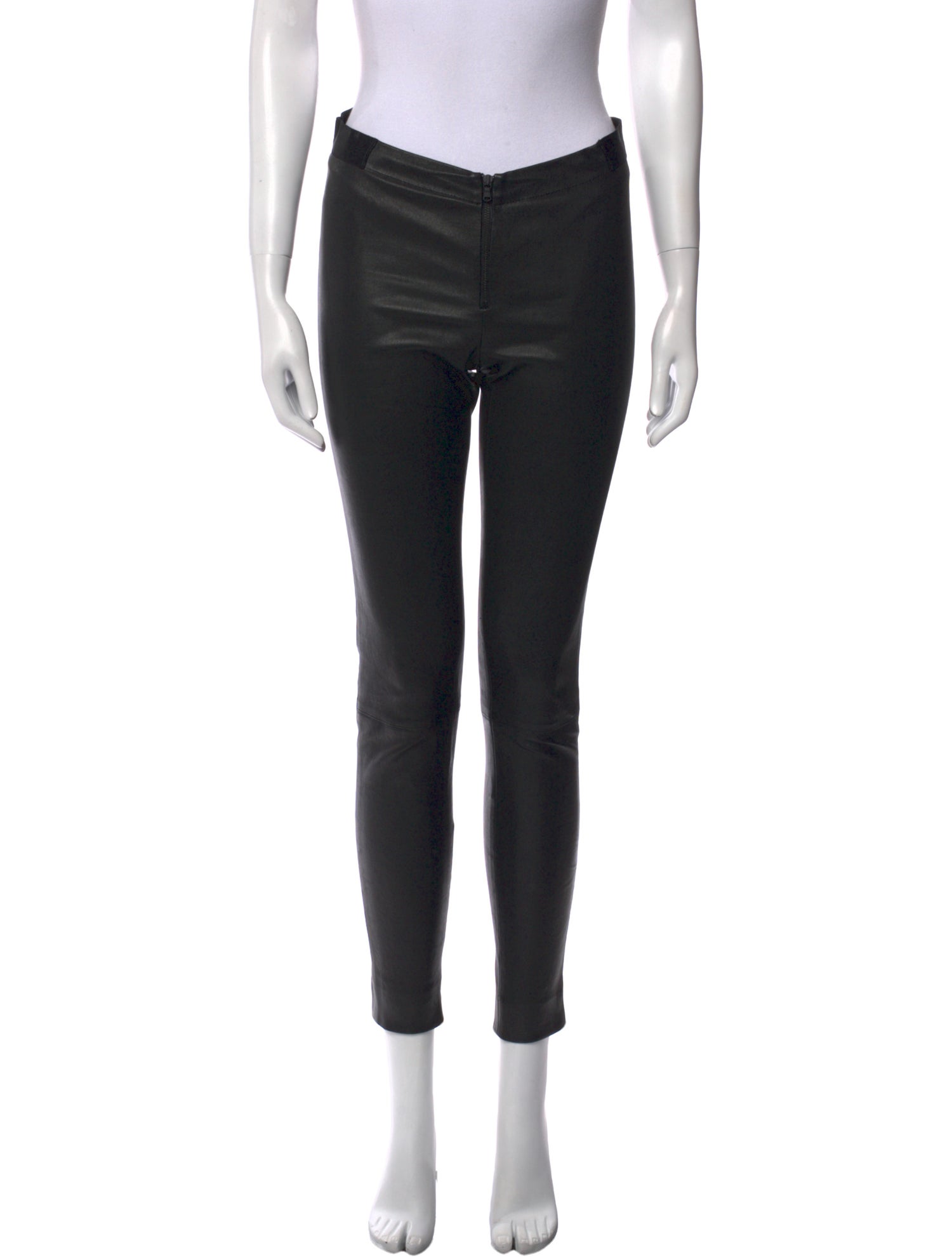Alice + Olivia Leather Skinny Leg Pants