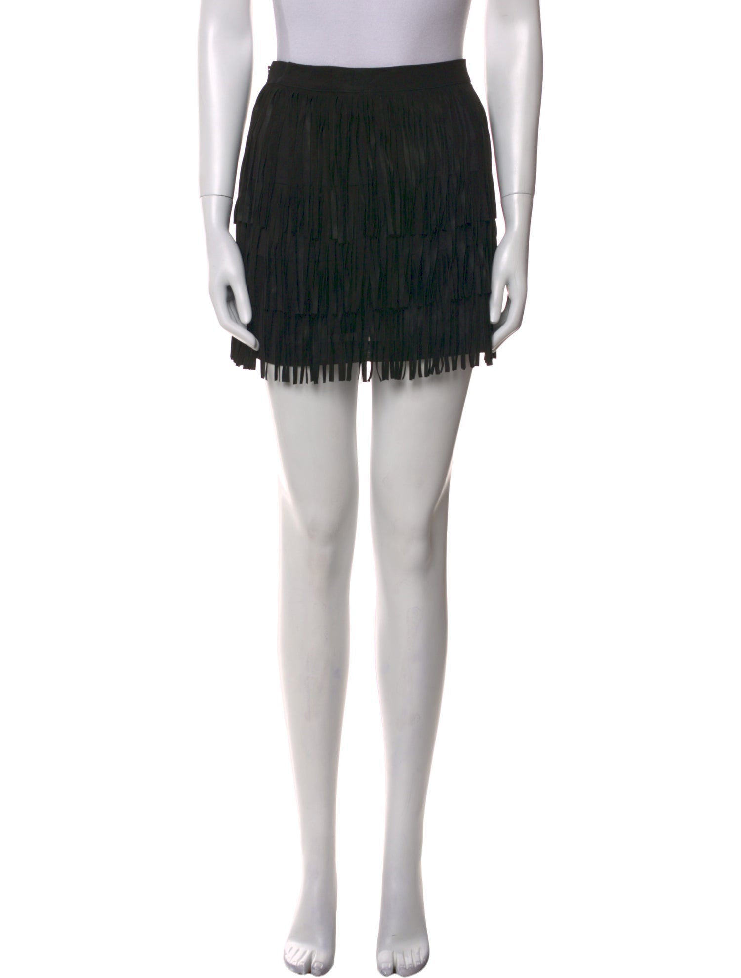 Alice + Olivia Goat Leather Mini Skirt w/ Tags