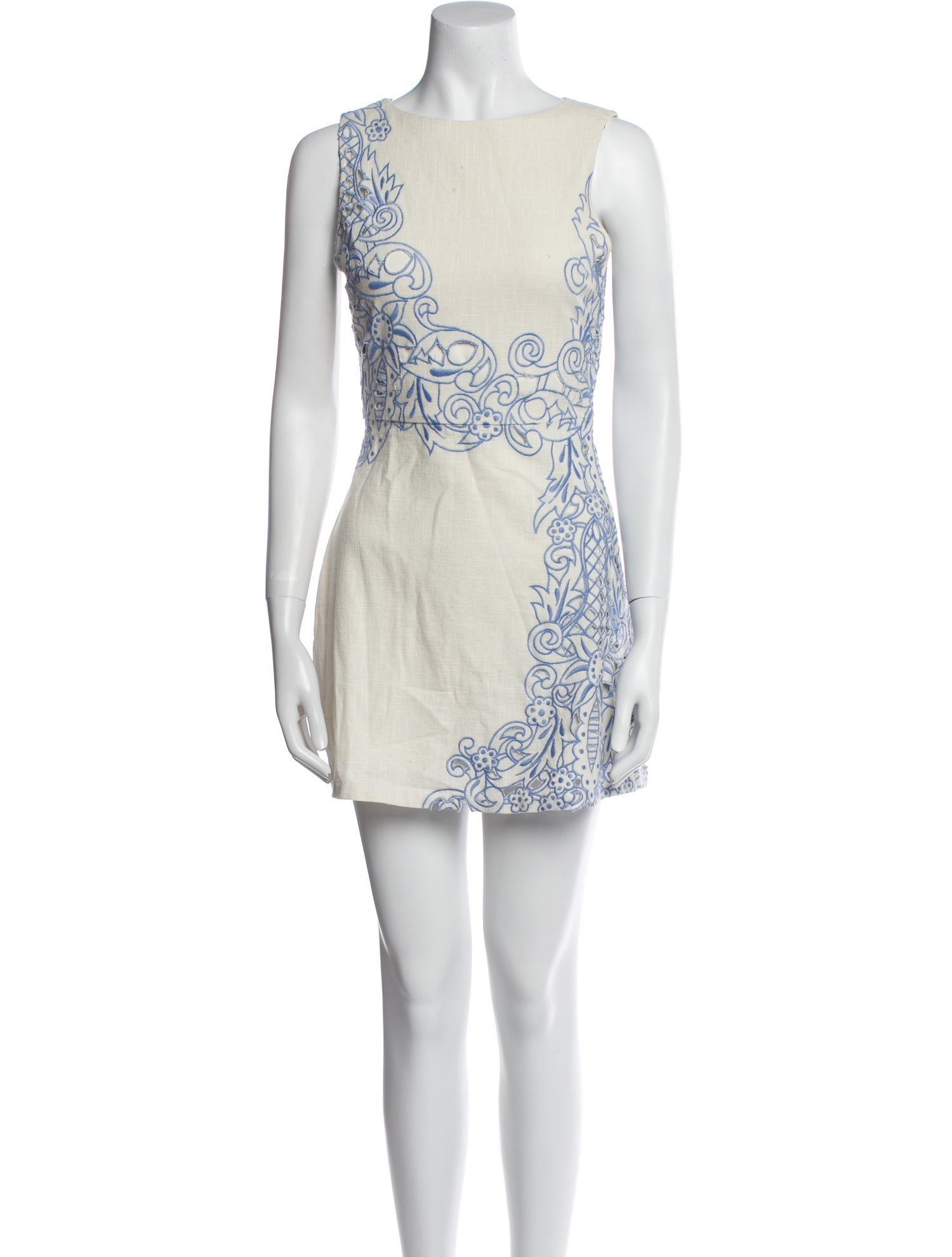 Alice + Olivia Floral Print Mini Dress