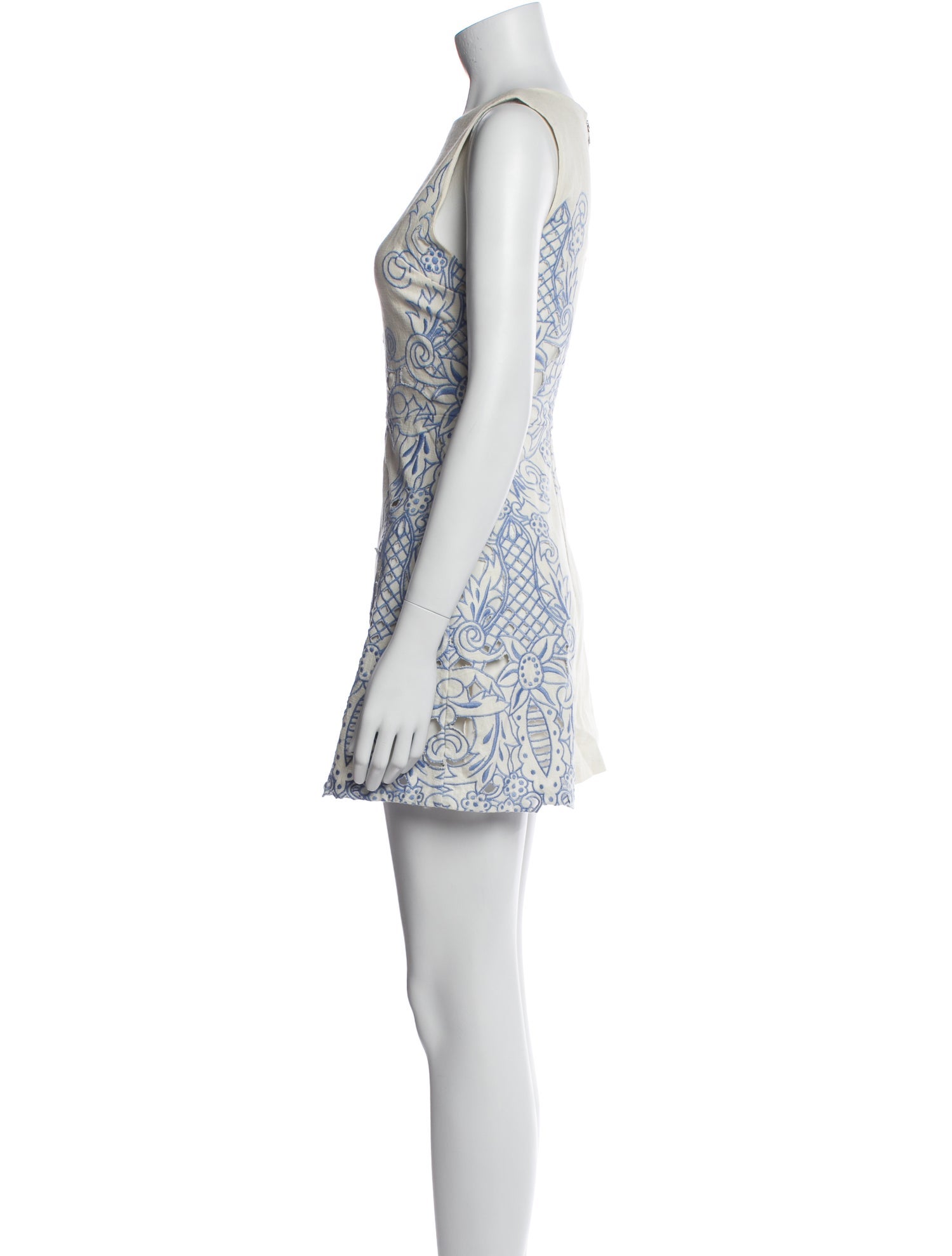 Alice + Olivia Floral Print Mini Dress