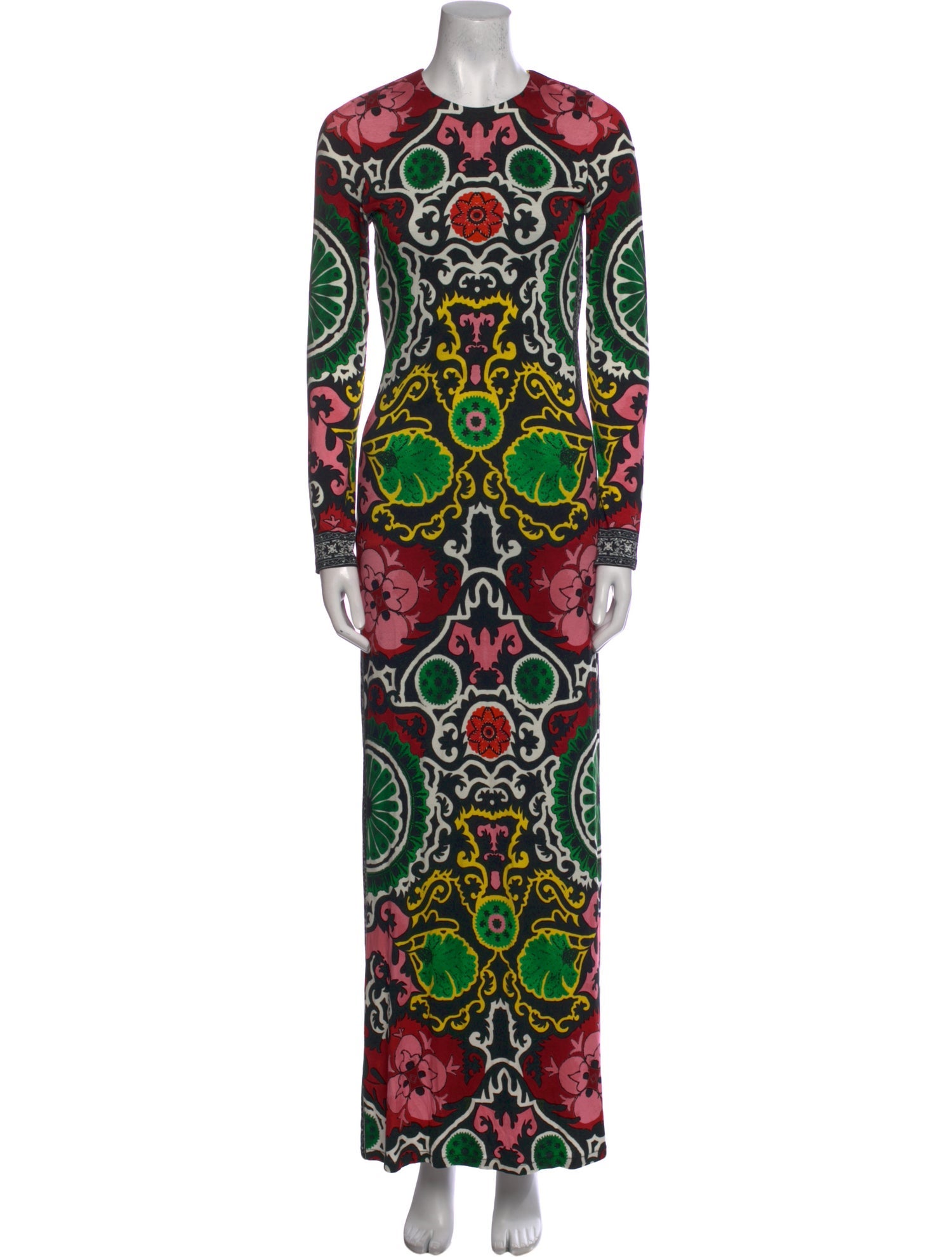 Alice + Olivia Paisley Print Long Dress