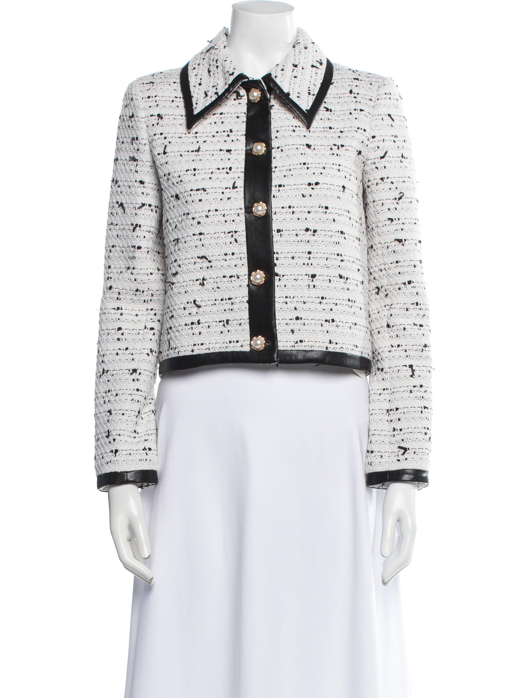 Alice + Olivia Tweed Pattern Evening Jacket w/ Tags