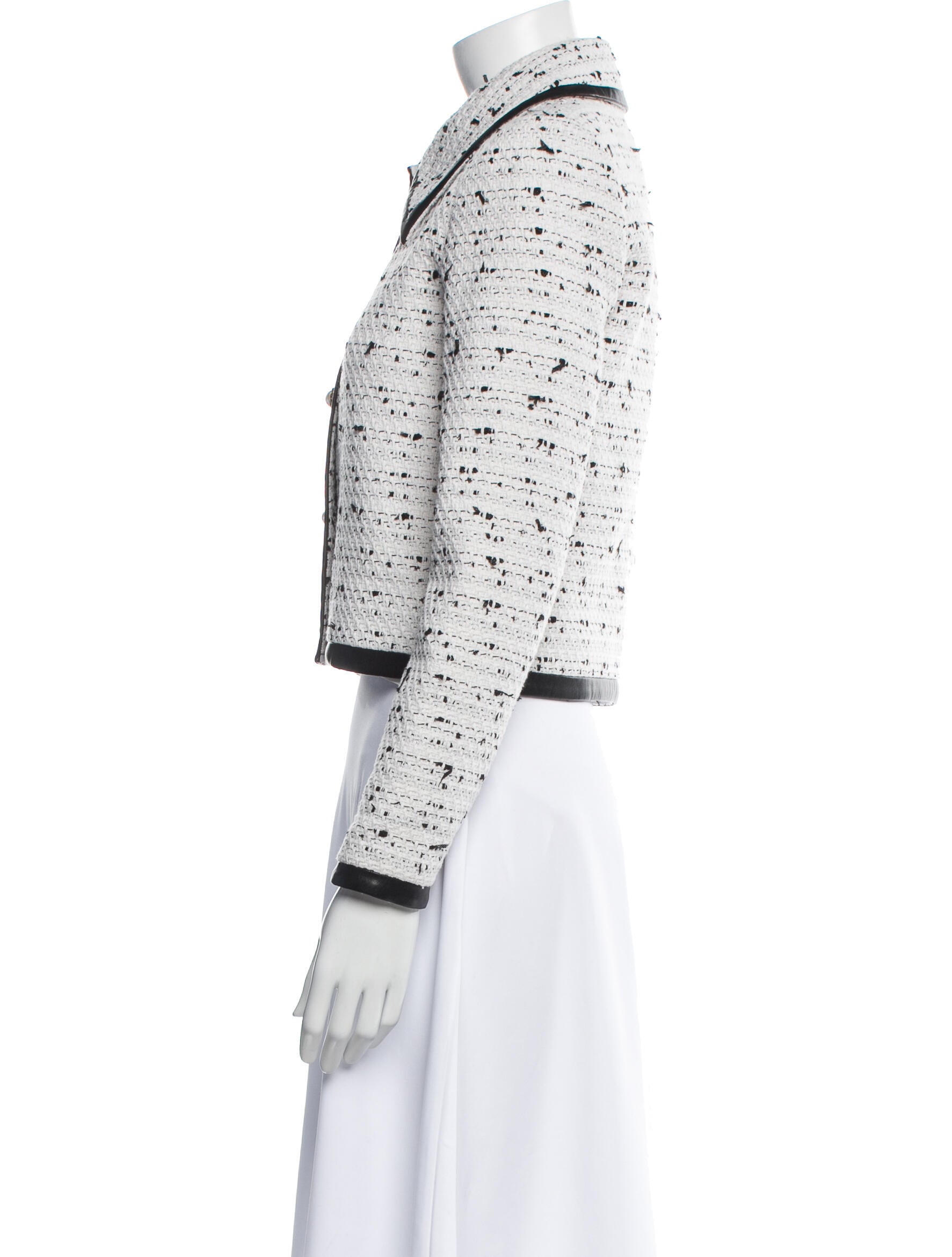 Alice + Olivia Tweed Pattern Evening Jacket w/ Tags