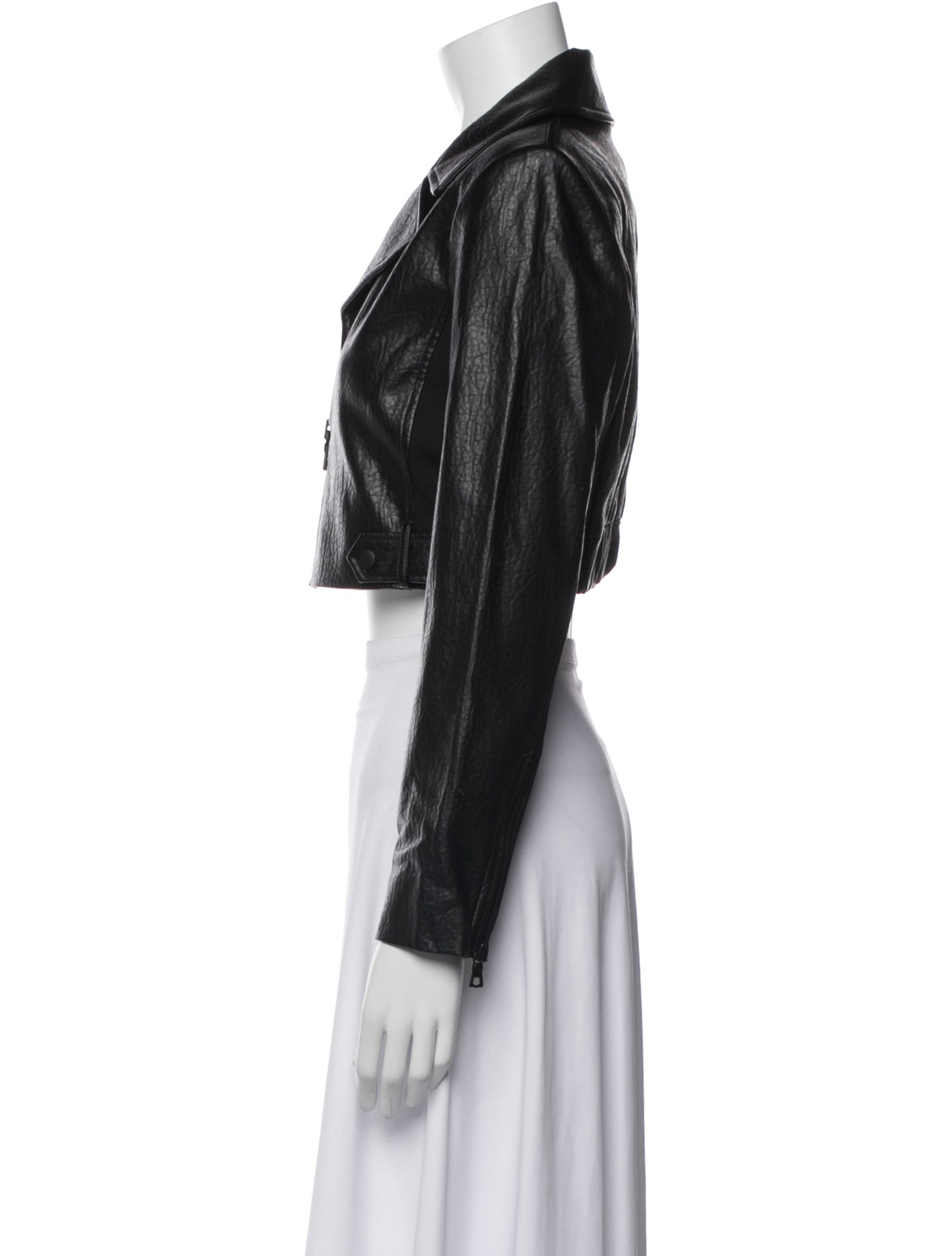 Alice + Olivia Faux Leather Biker Jacket