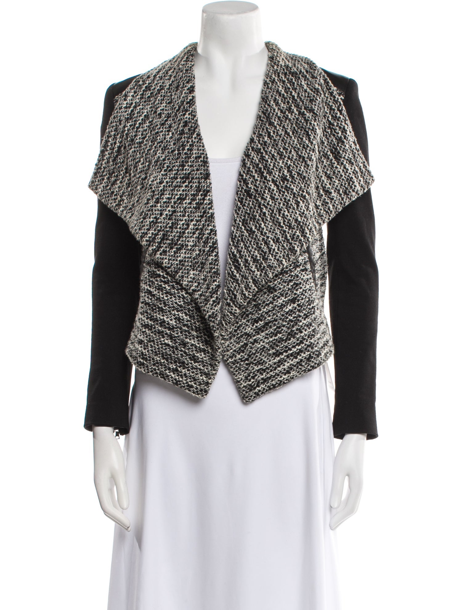 Alice + Olivia Colorblock Pattern Evening Jacket