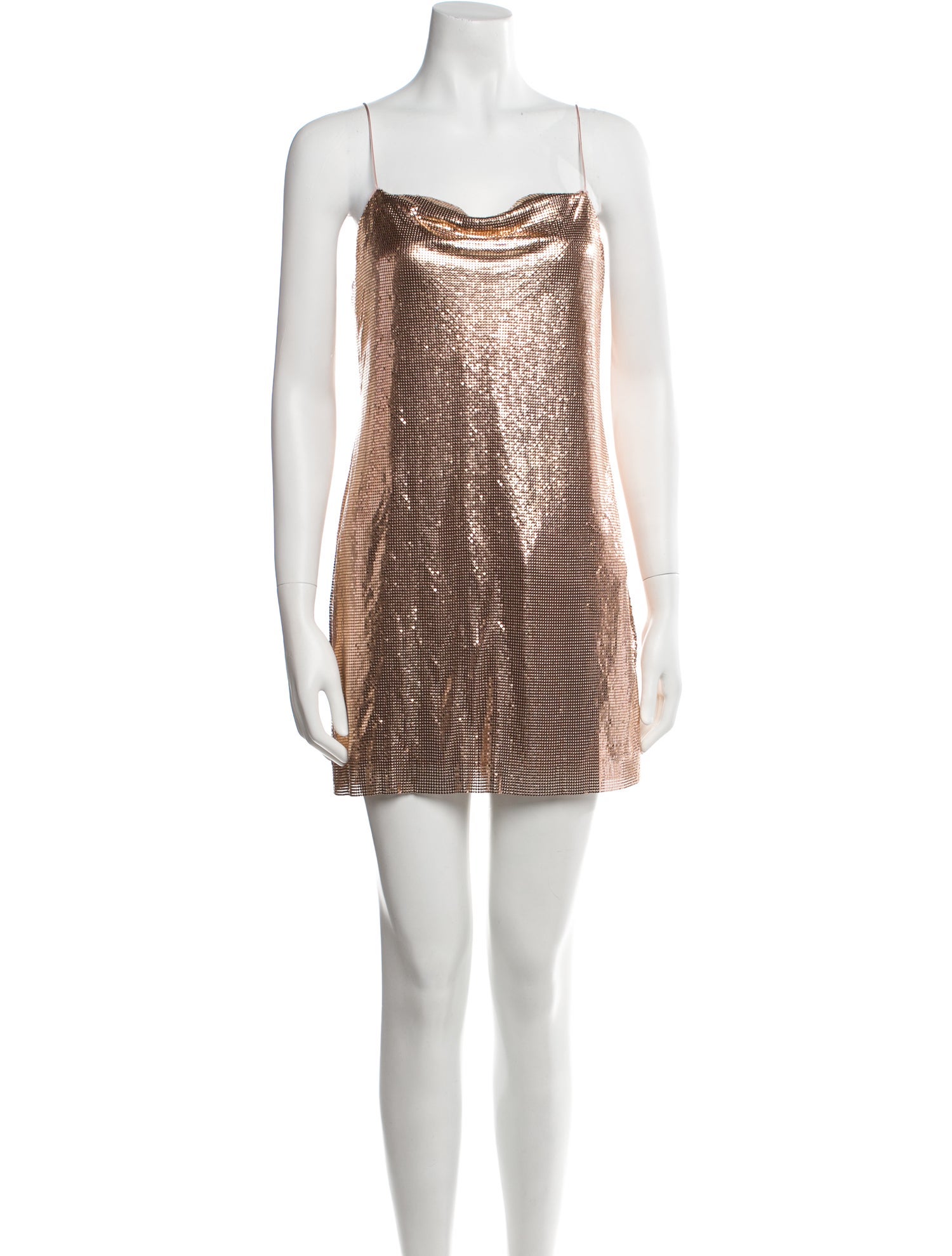 Alice + Olivia Cowl Neck Mini Dress