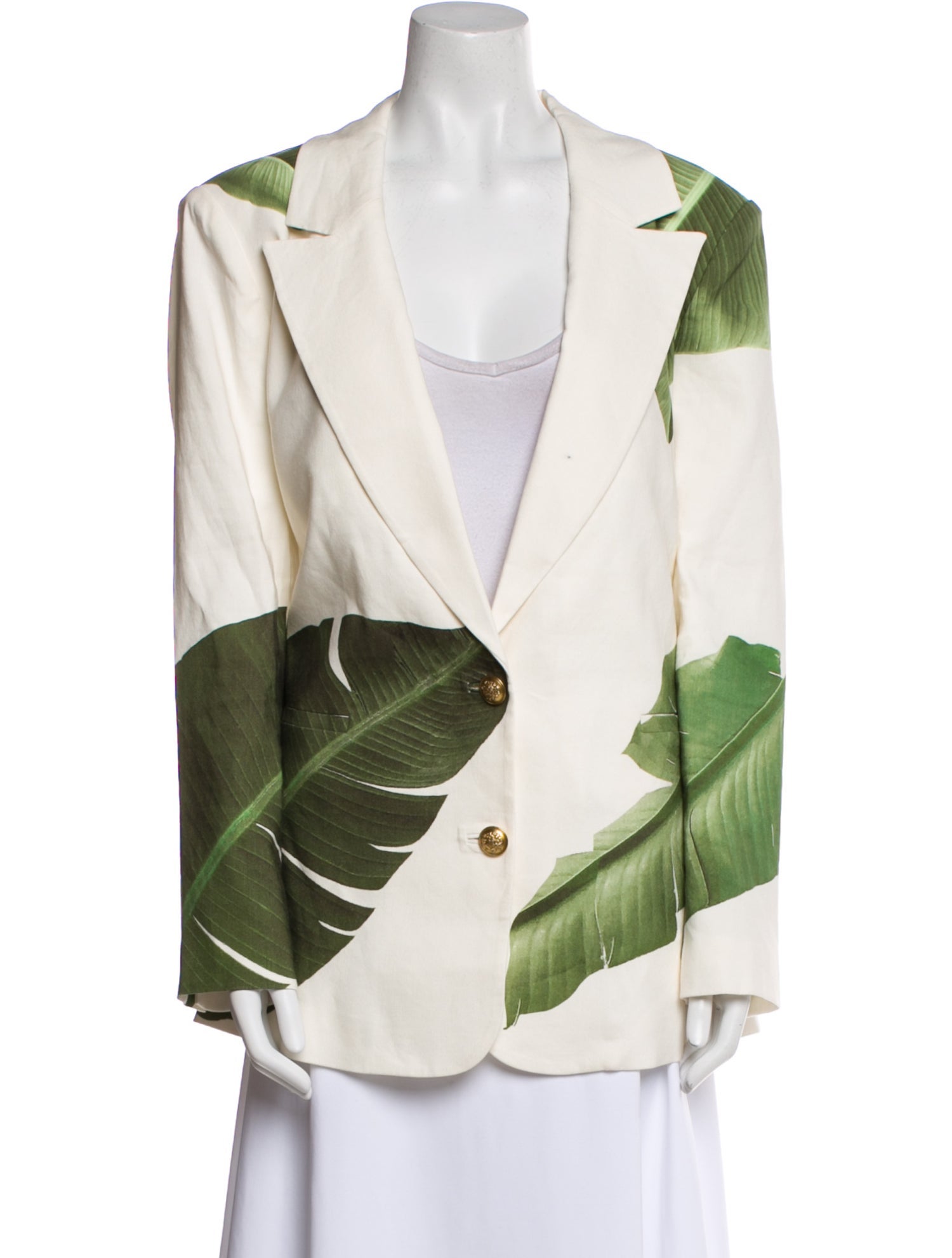 Alice + Olivia Linen Striped Coat