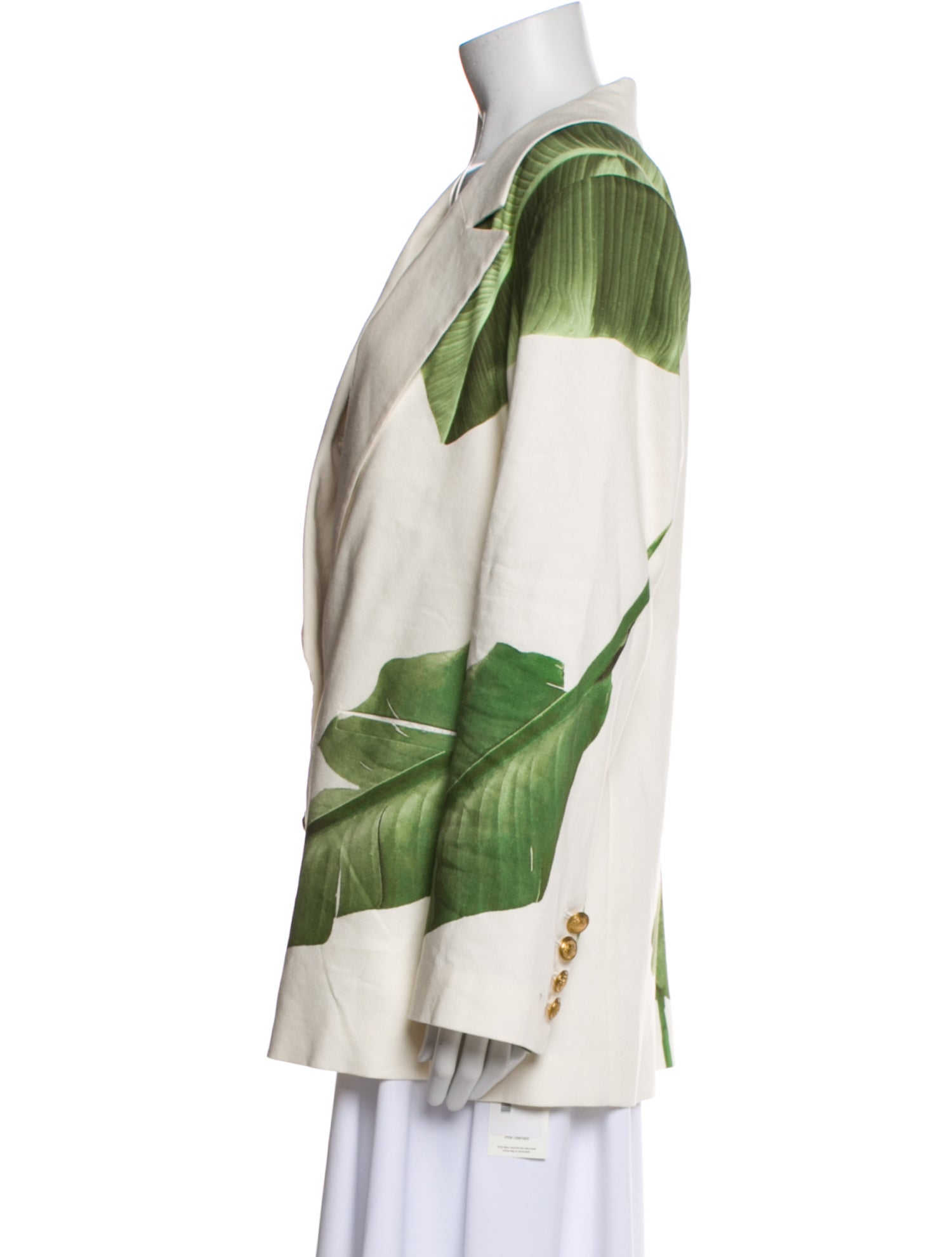 Alice + Olivia Linen Striped Coat