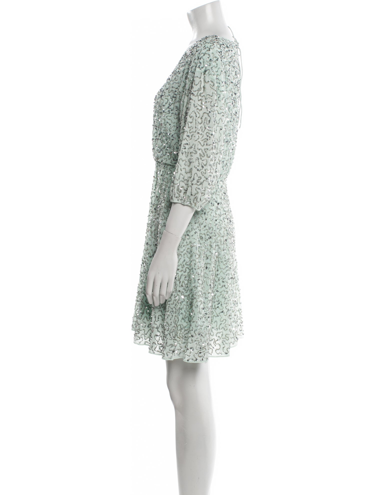 Alice + Olivia Floral Print Mini Dress