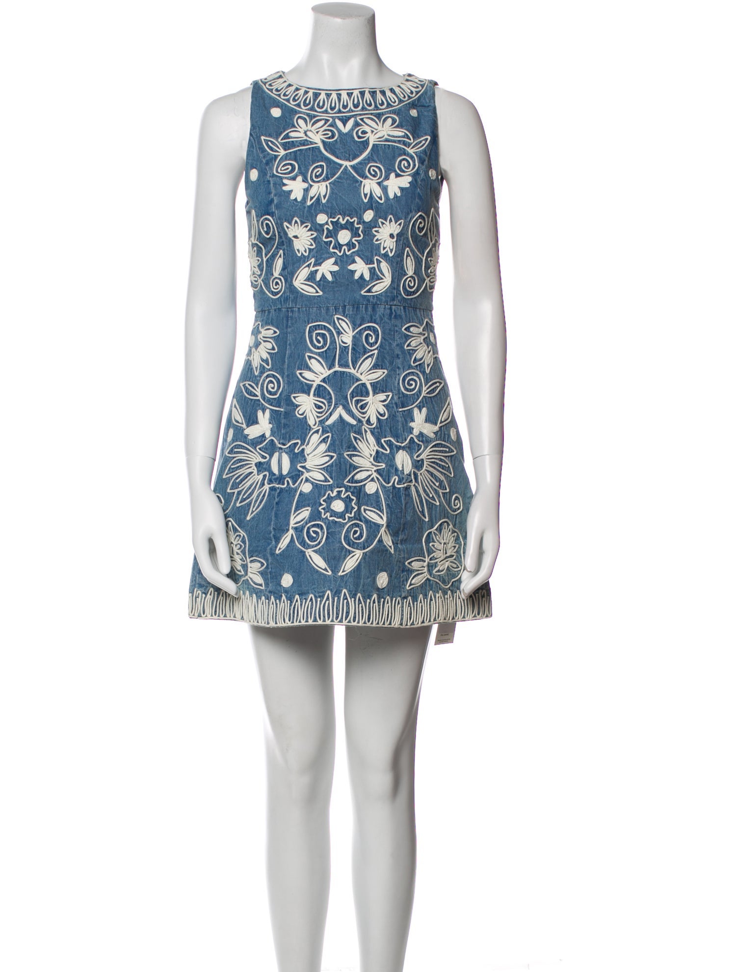 Alice + Olivia Printed Mini Dress w/ Tags