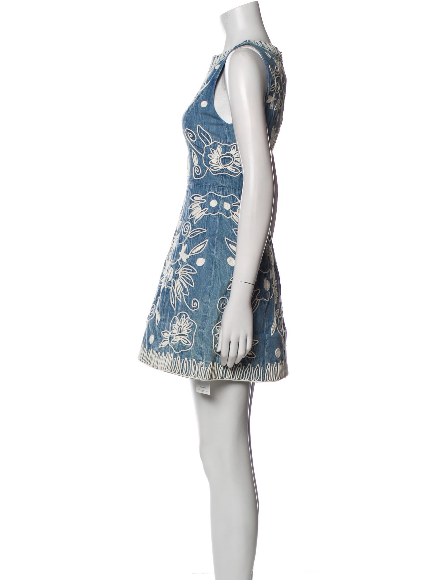 Alice + Olivia Printed Mini Dress w/ Tags
