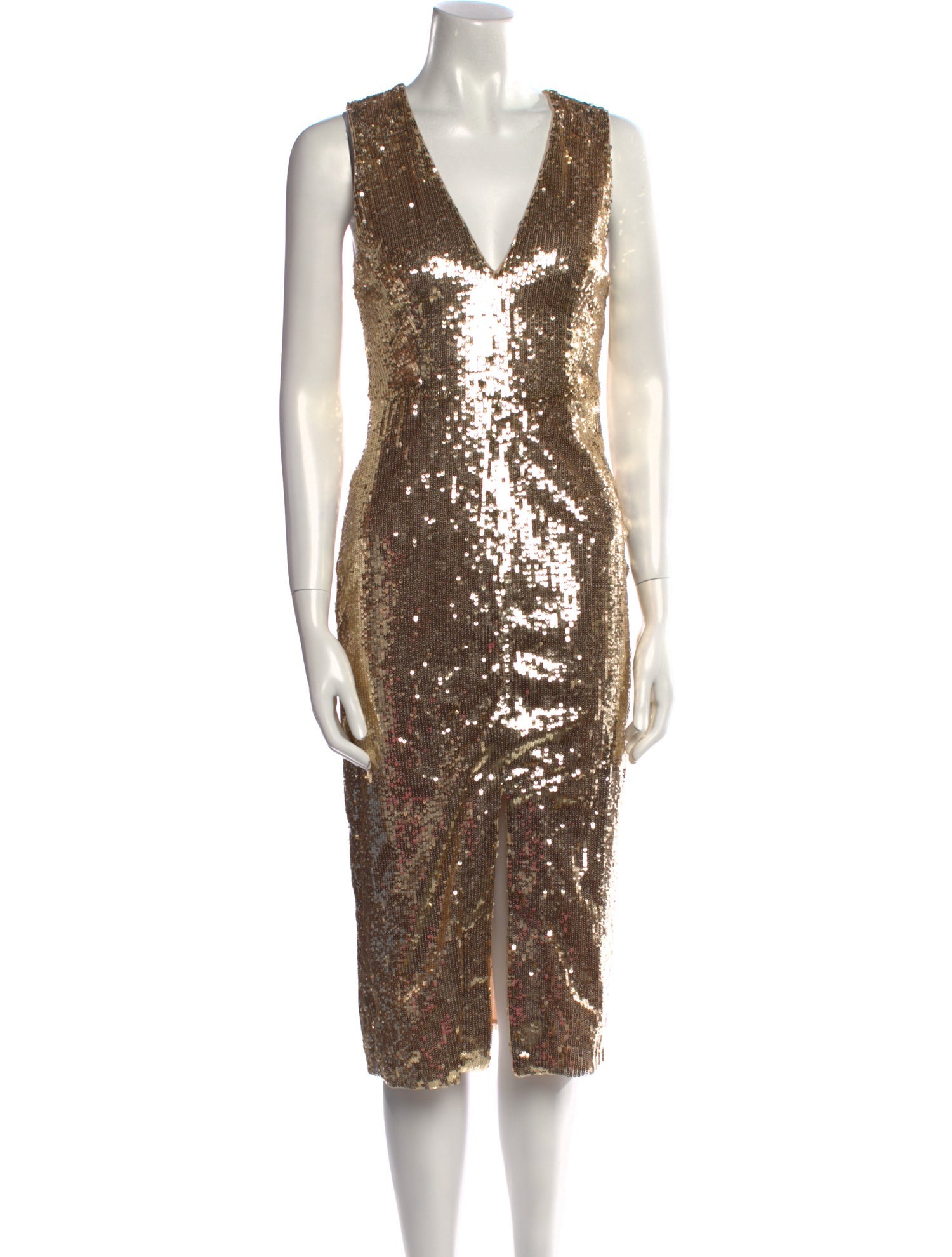 Alice + Olivia Nylon Midi Length Dress