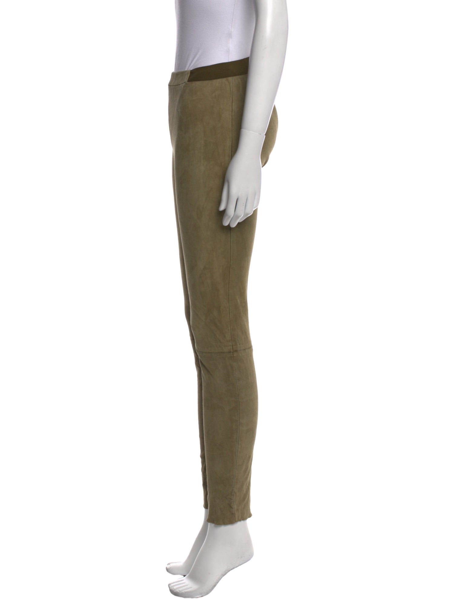 Alice + Olivia Lamb Leather Skinny Leg Pants