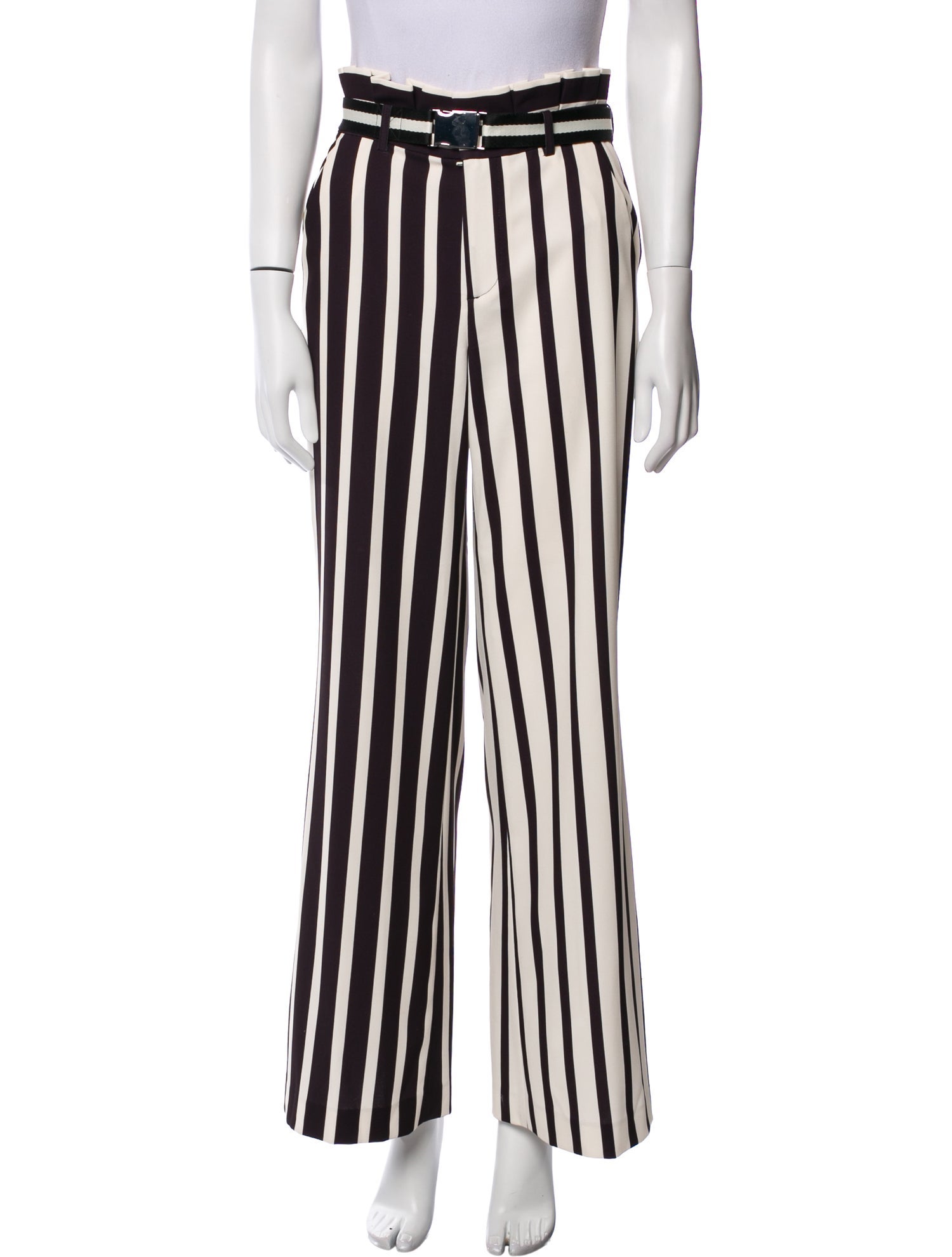 Alice + Olivia Striped Wide Leg Pants