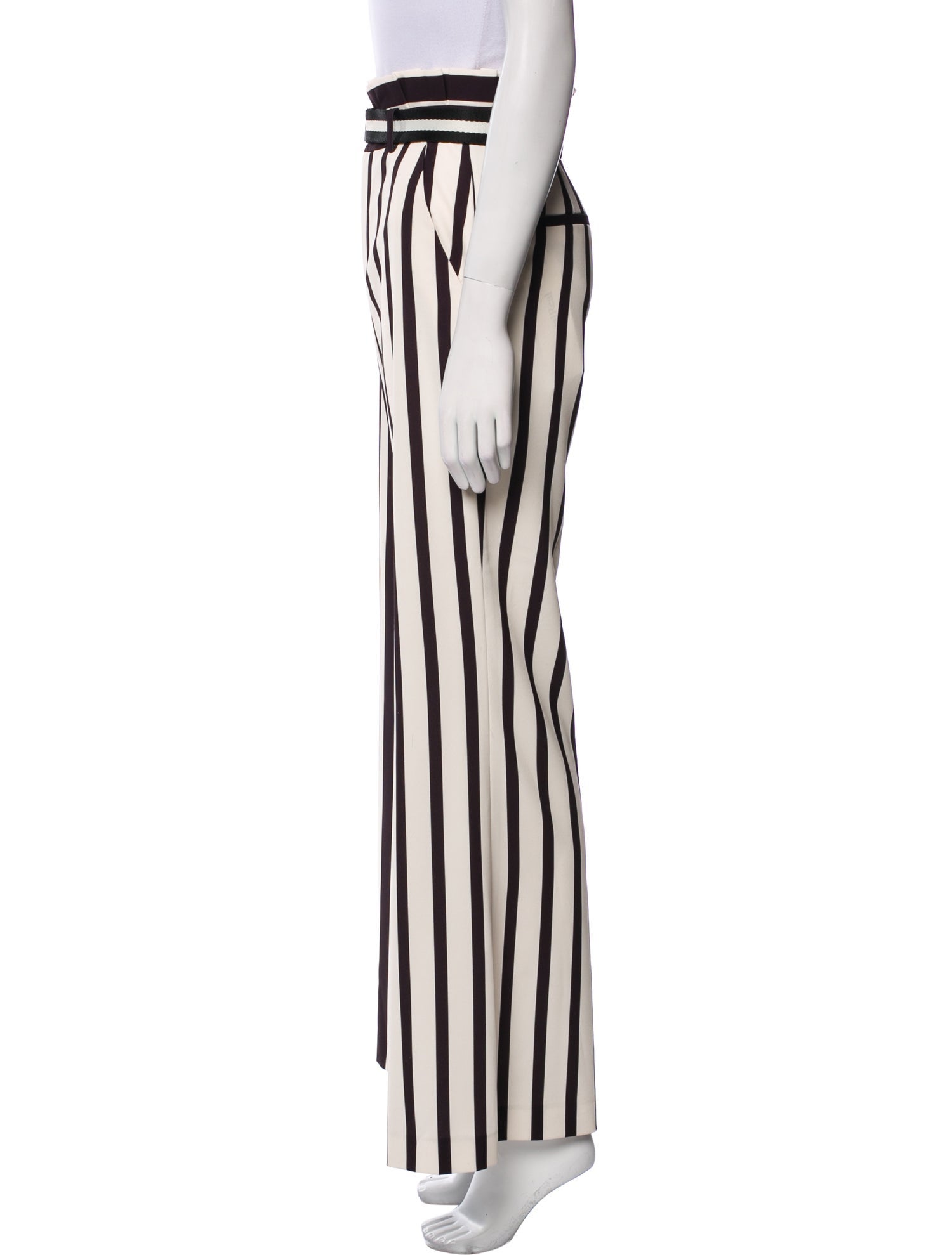 Alice + Olivia Striped Wide Leg Pants