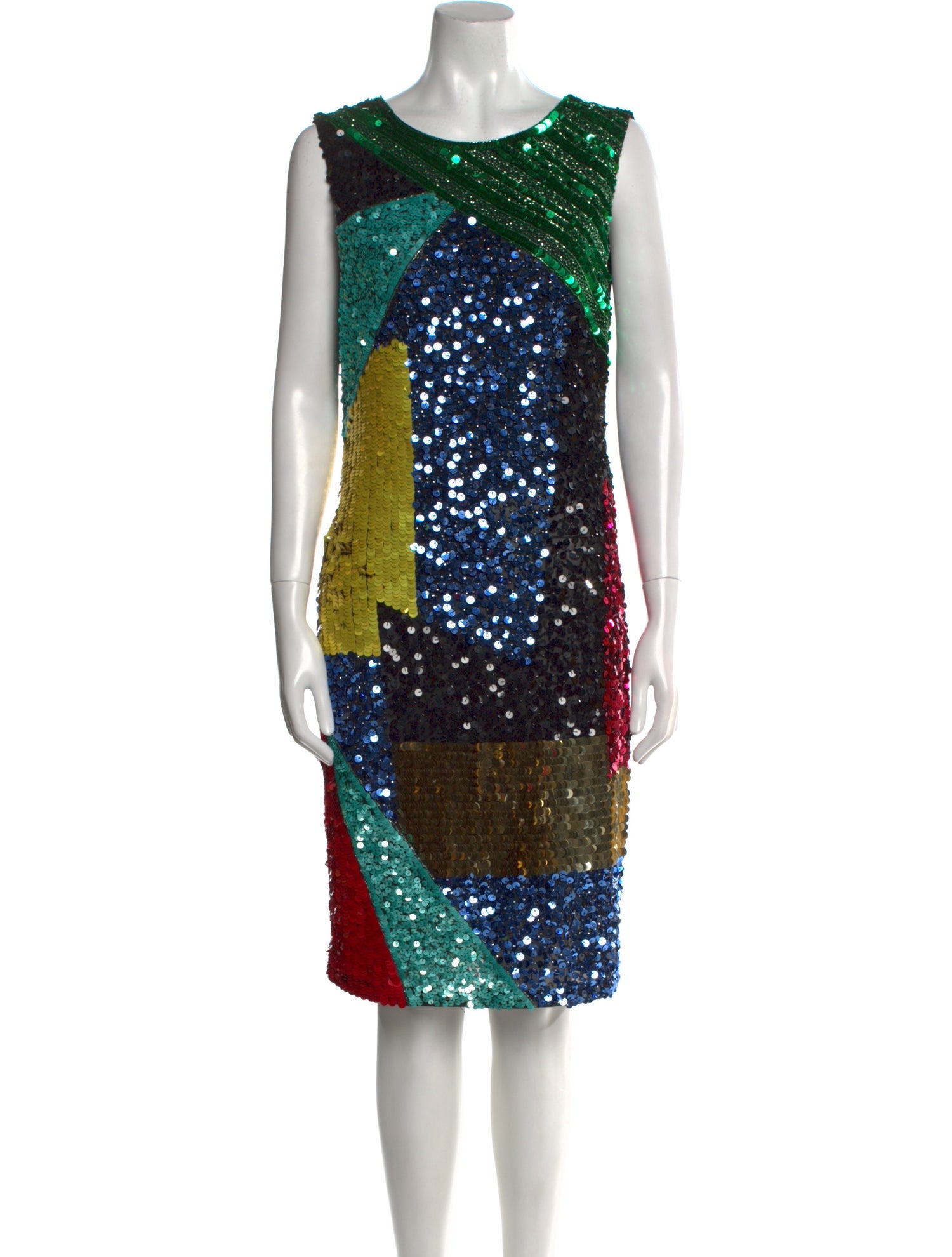 Alice + Olivia Printed Knee-Length Dress w/ Tags