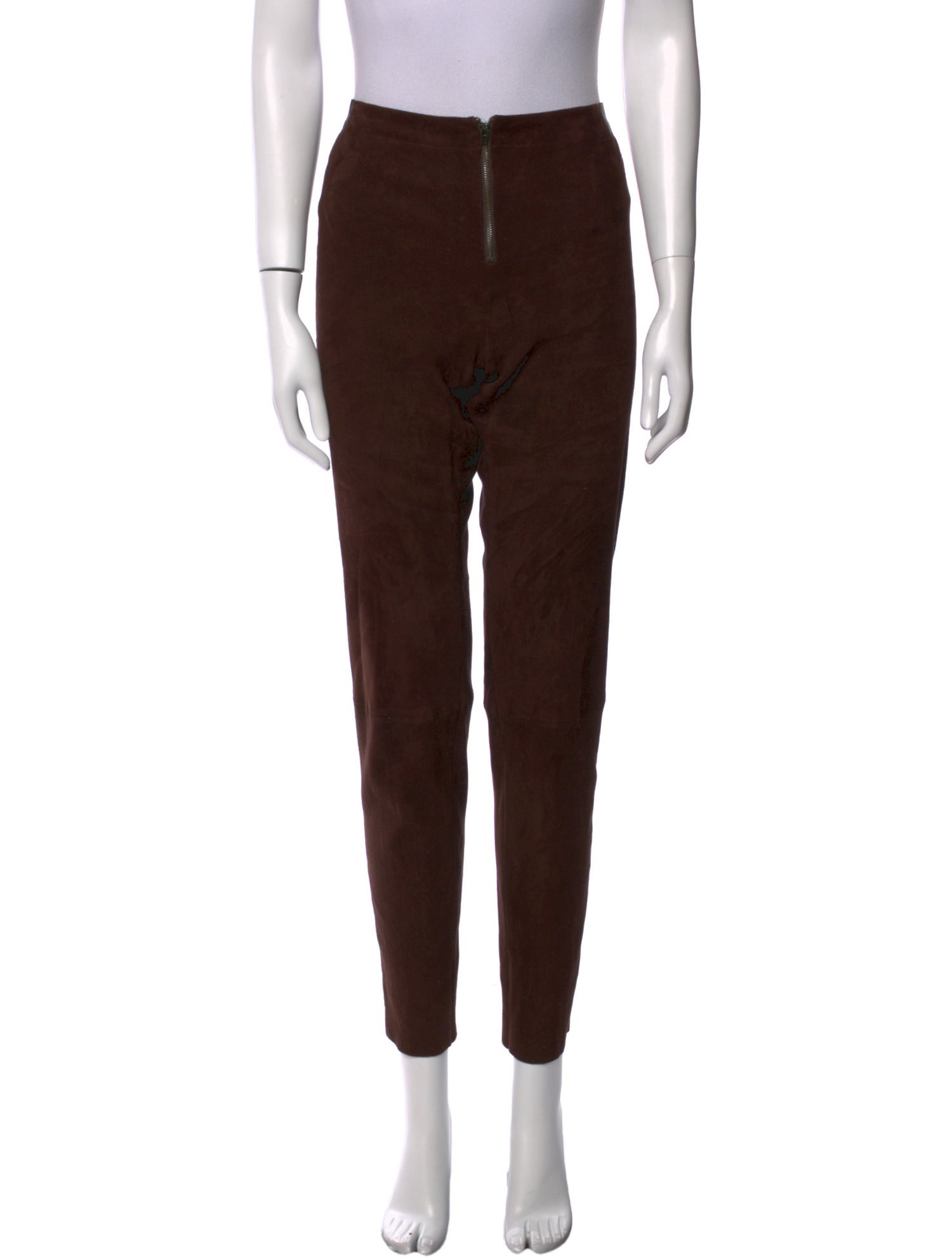 Alice + Olivia Lamb Leather Skinny Leg Pants