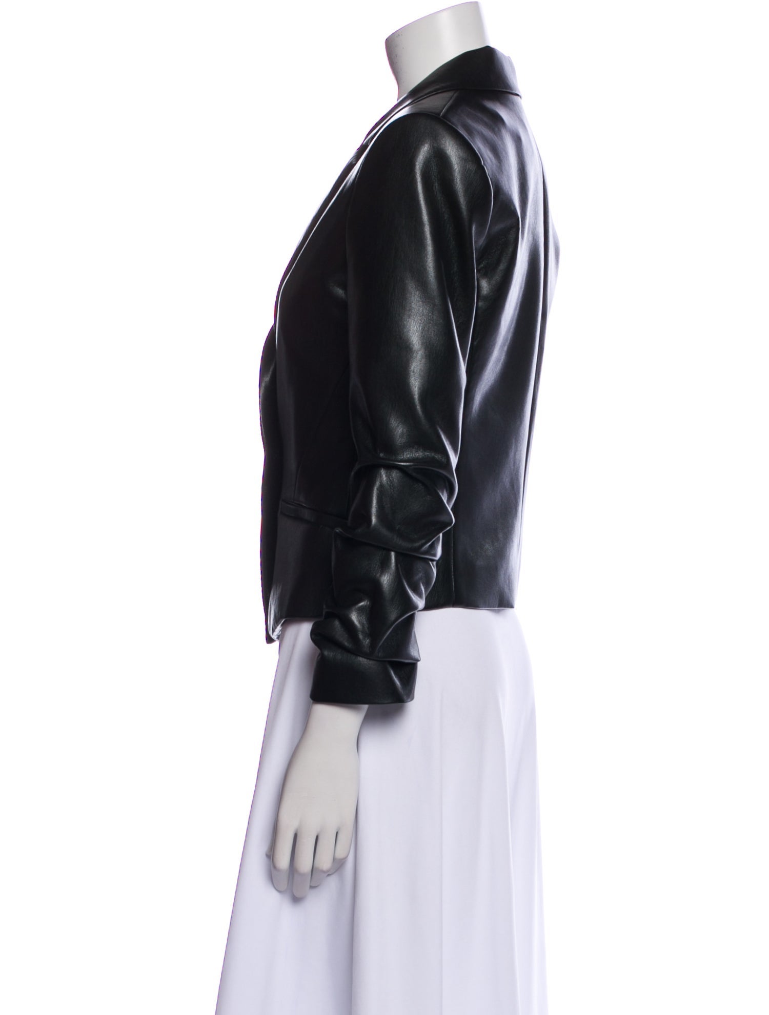 Alice + Olivia Faux Leather Biker Jacket