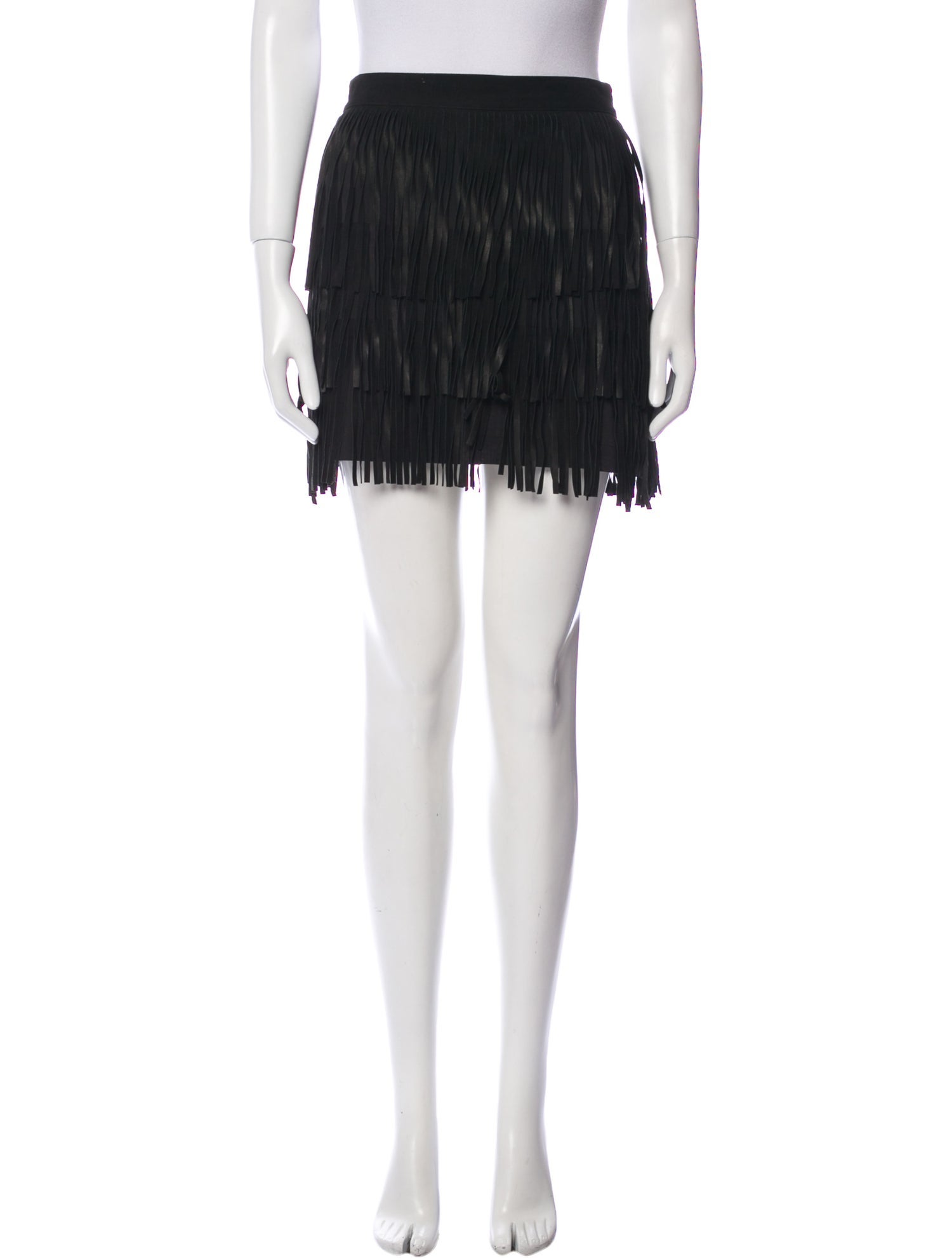 Alice + Olivia Leather Mini Skirt