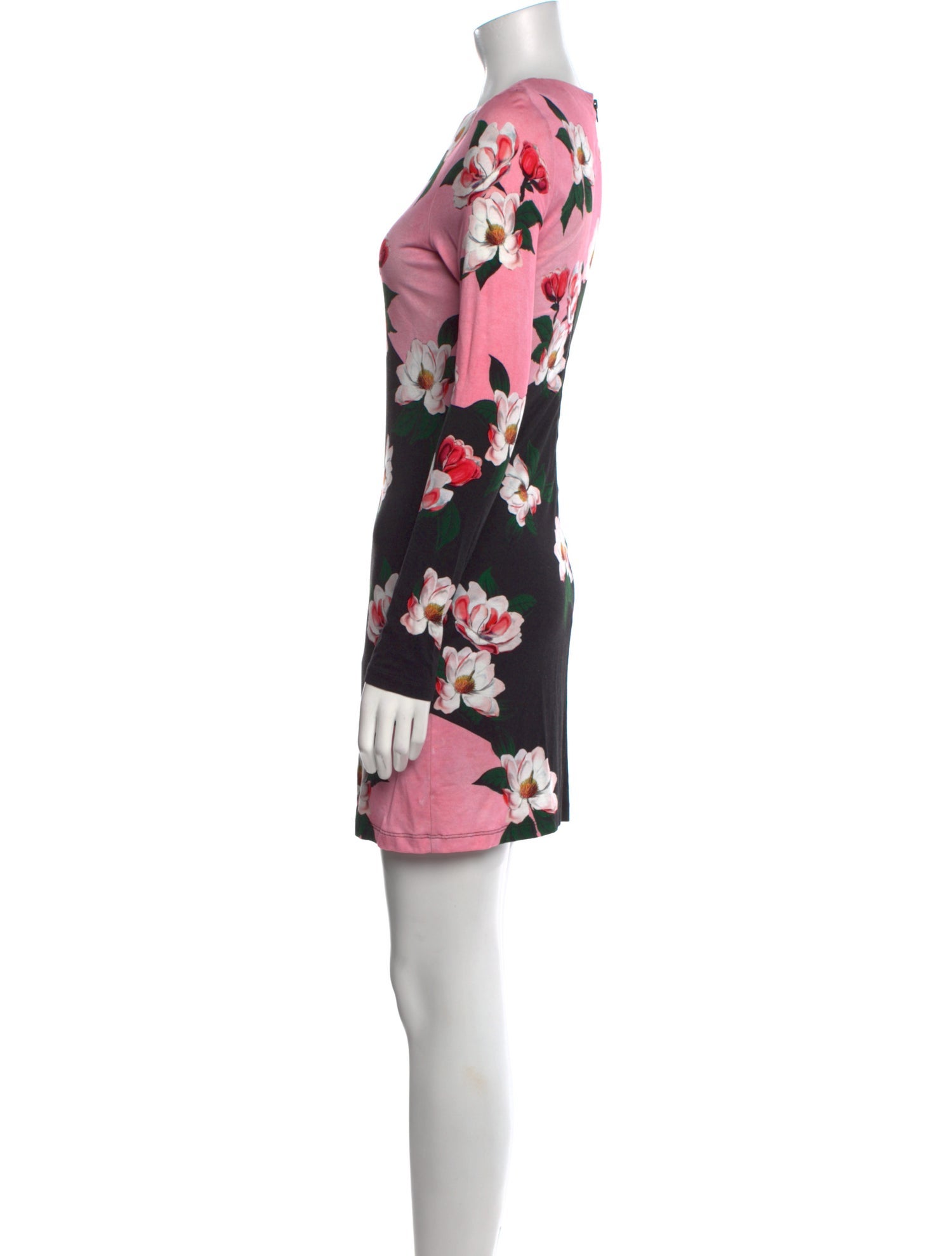 Alice + Olivia Floral Print Mini Dress