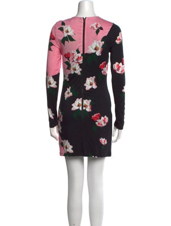 Alice + Olivia Floral Print Mini Dress