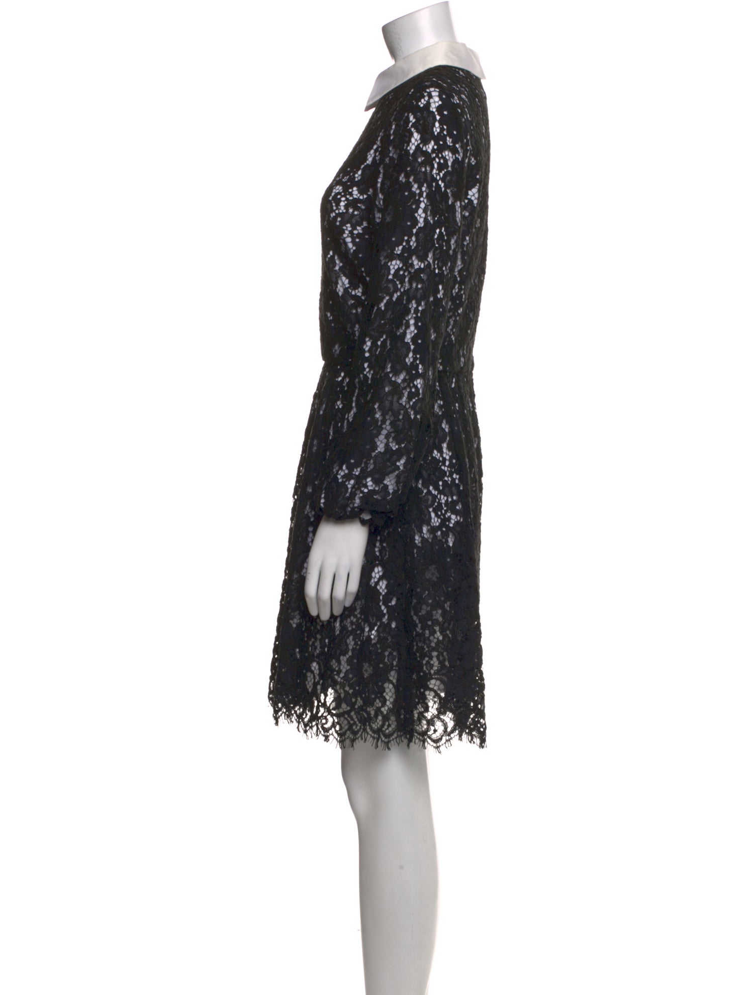 Alice + Olivia Lace Pattern Knee-Length Dress - Black Dresses, Clothing - WAO560379 | The RealReal Alice + Olivia Lace Pattern Knee-Length Dress - Black Dresses, Clothing - WAO560379 | The RealReal