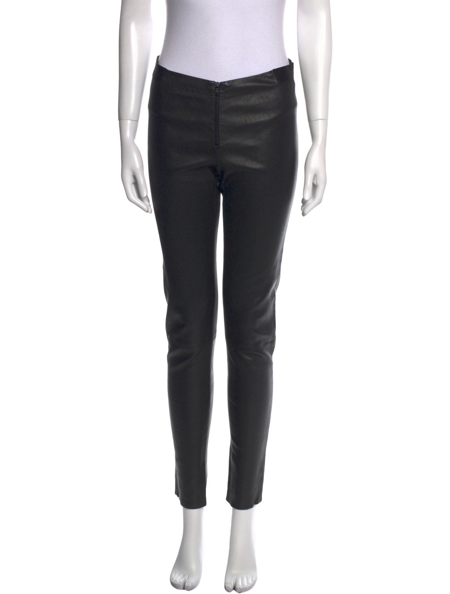 Alice + Olivia Leather Skinny Leg Pants