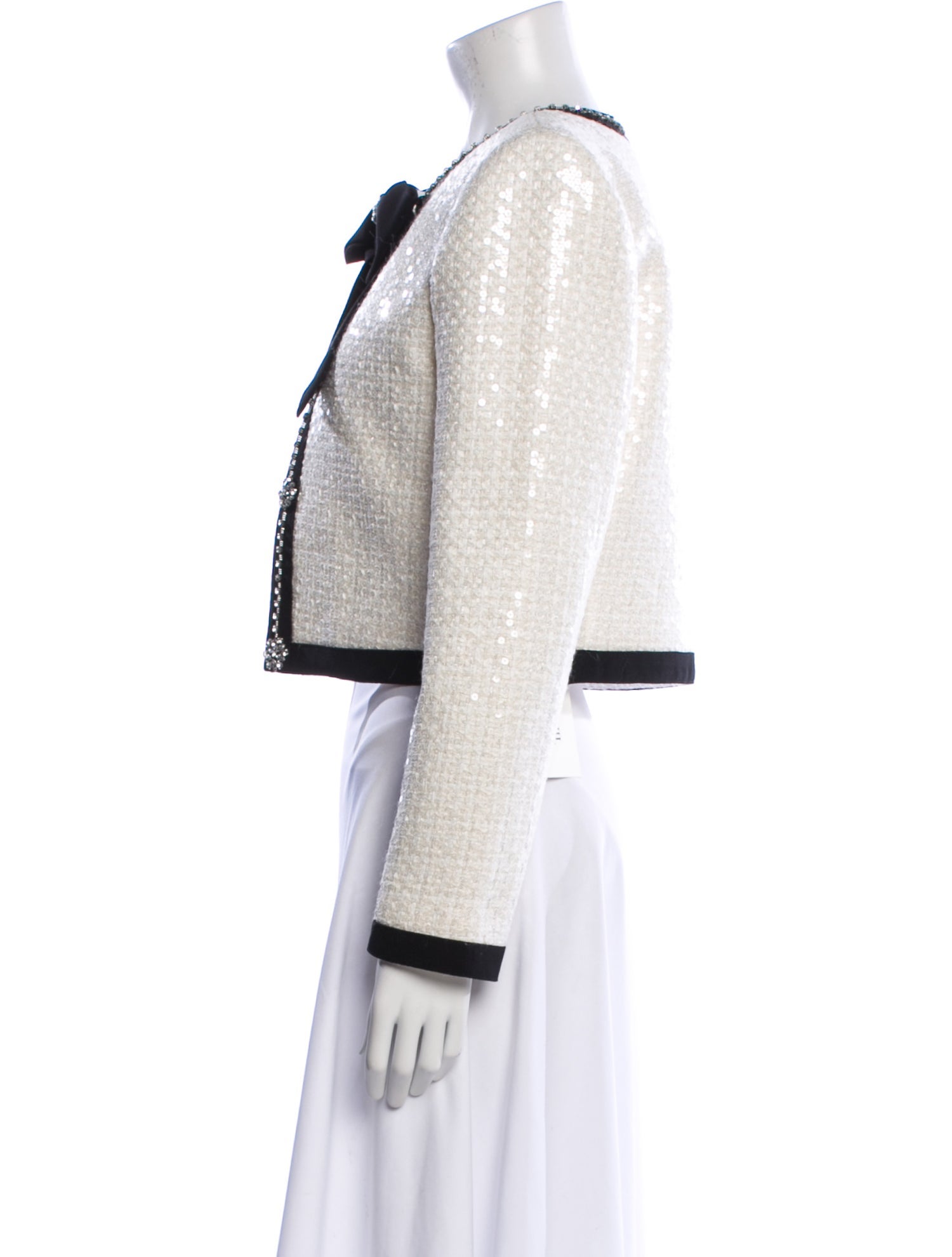 Alice + Olivia Tweed Pattern Evening Jacket w/ Tags