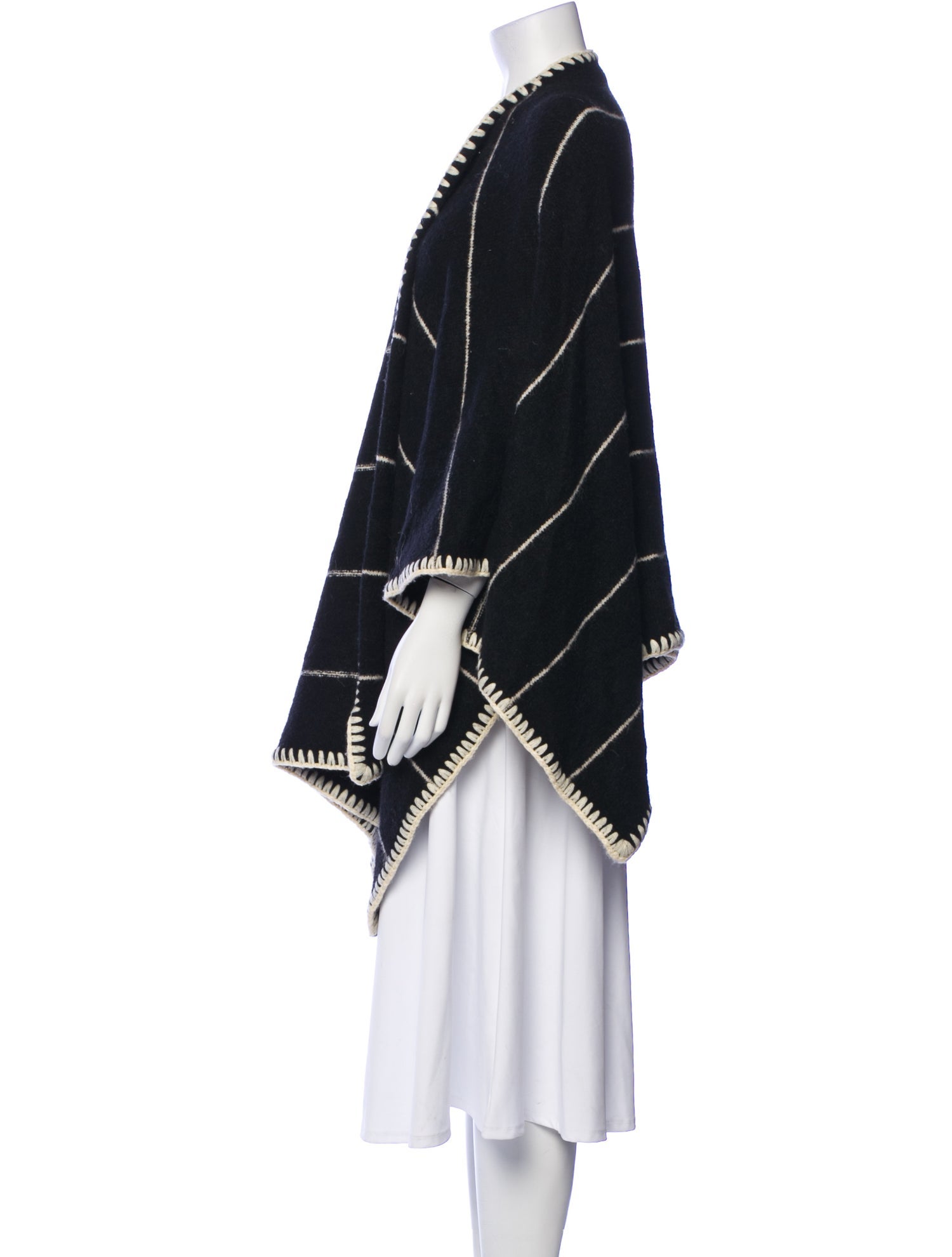 Alice + Olivia Nylon Plaid Print Sweater