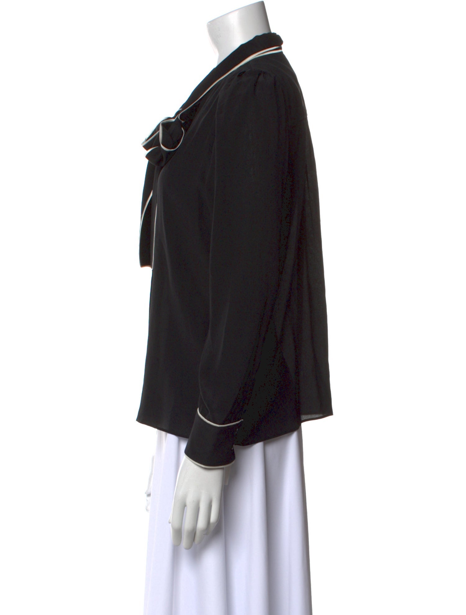 Alice + Olivia Silk Printed Button-Up Top