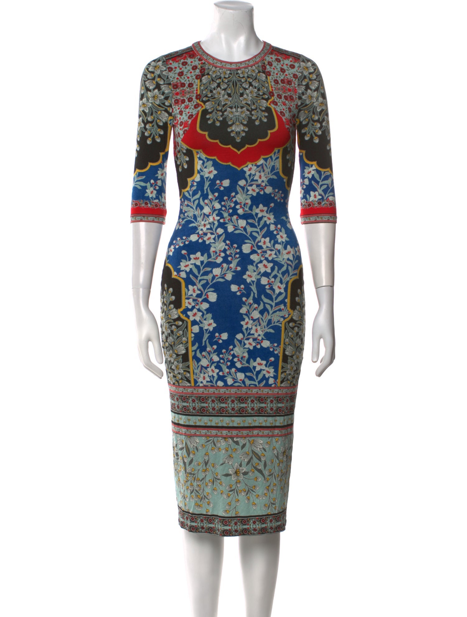 Alice + Olivia Printed Knee-Length Dress